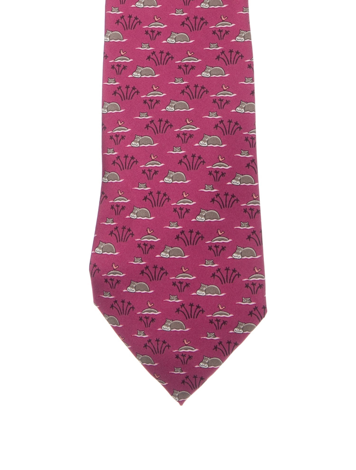 Hermès Silk Pattern Tie