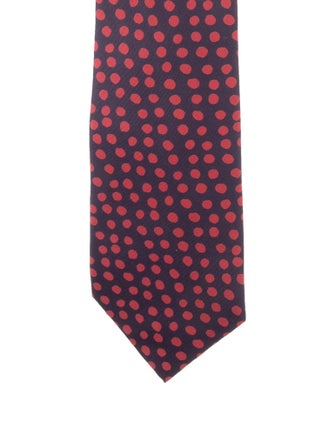 Hermès Patterned Silk Tie