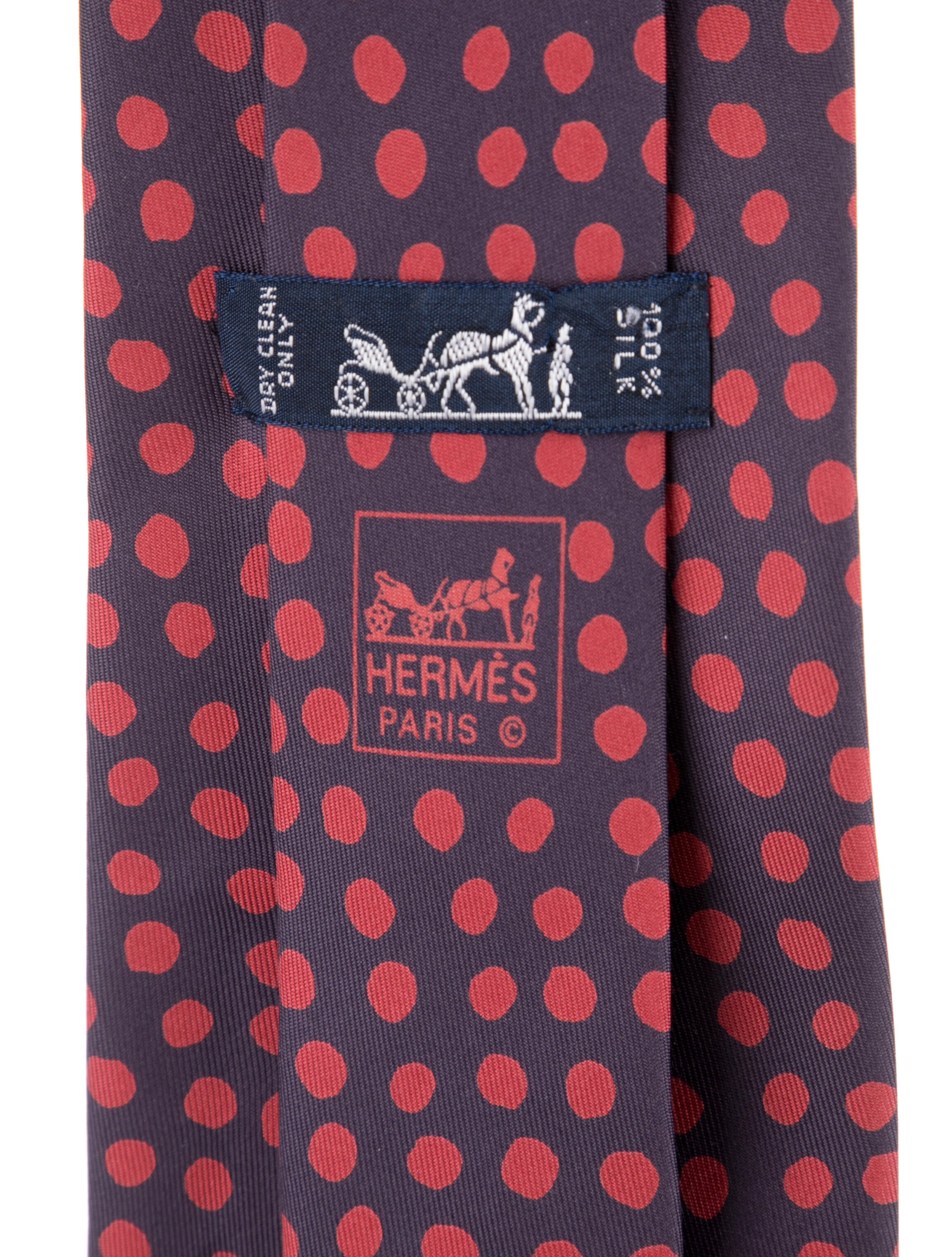 Hermès Patterned Silk Tie