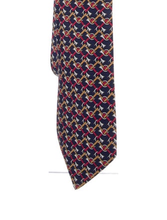 Hermès Silk Pattern Tie