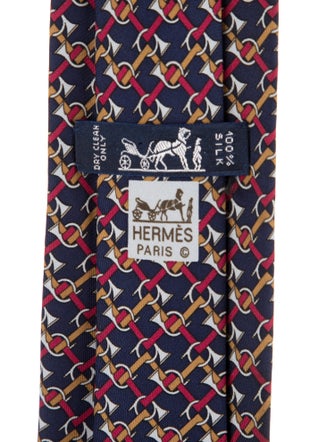 Hermès Silk Pattern Tie
