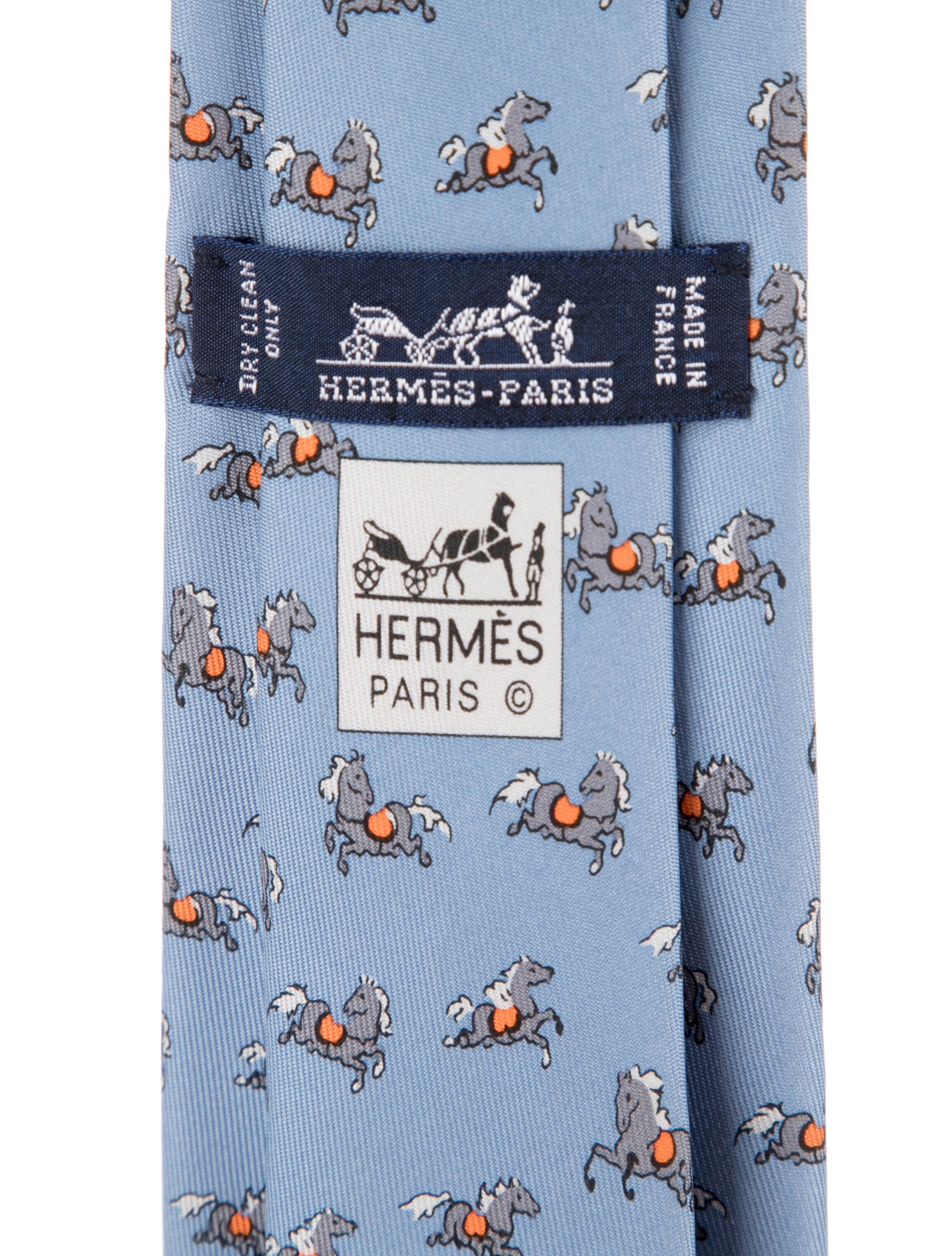 Hermès Silk Pattern Tie