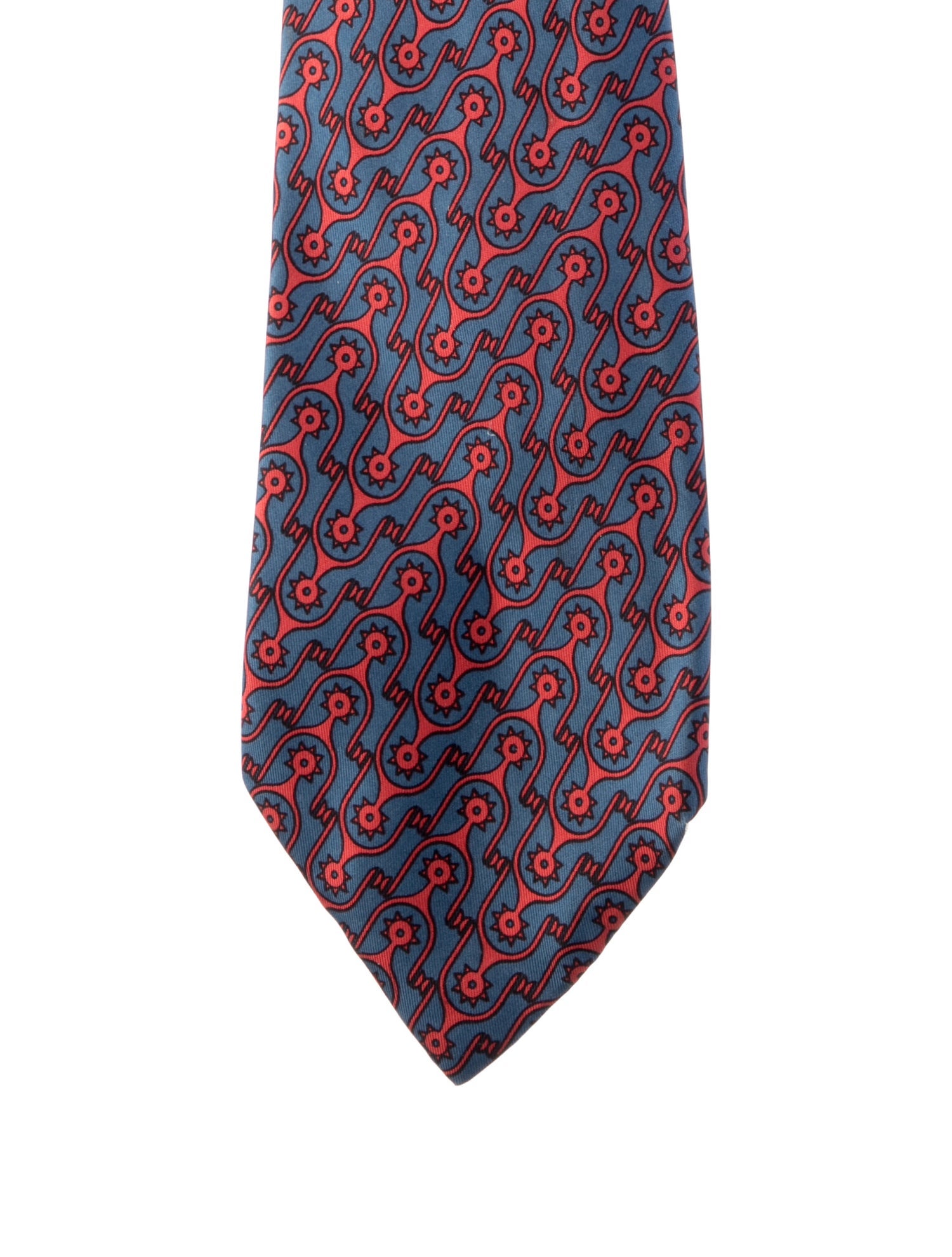 Hermès Hermès Silk Pattern Neck Tie