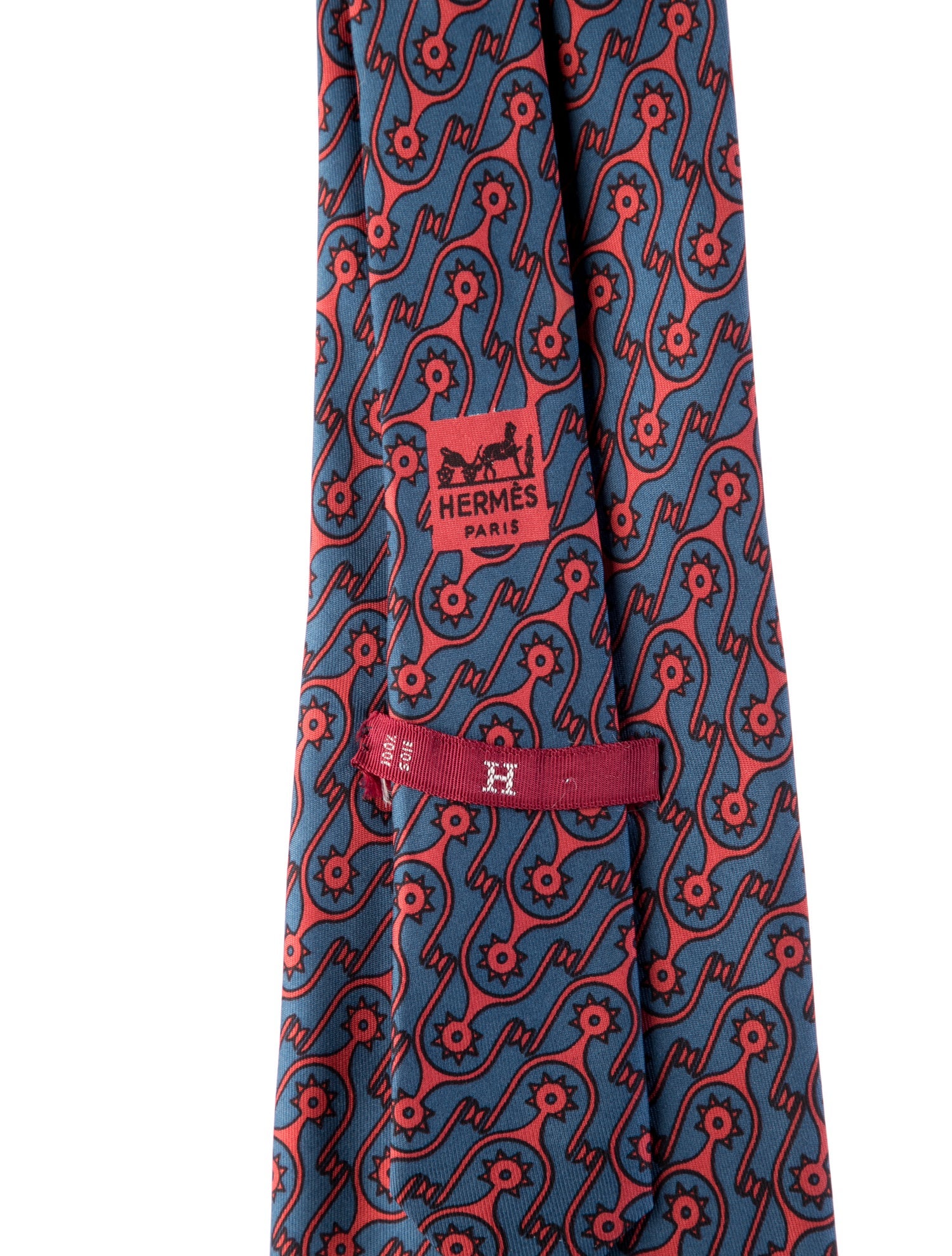 Hermès Hermès Silk Pattern Neck Tie