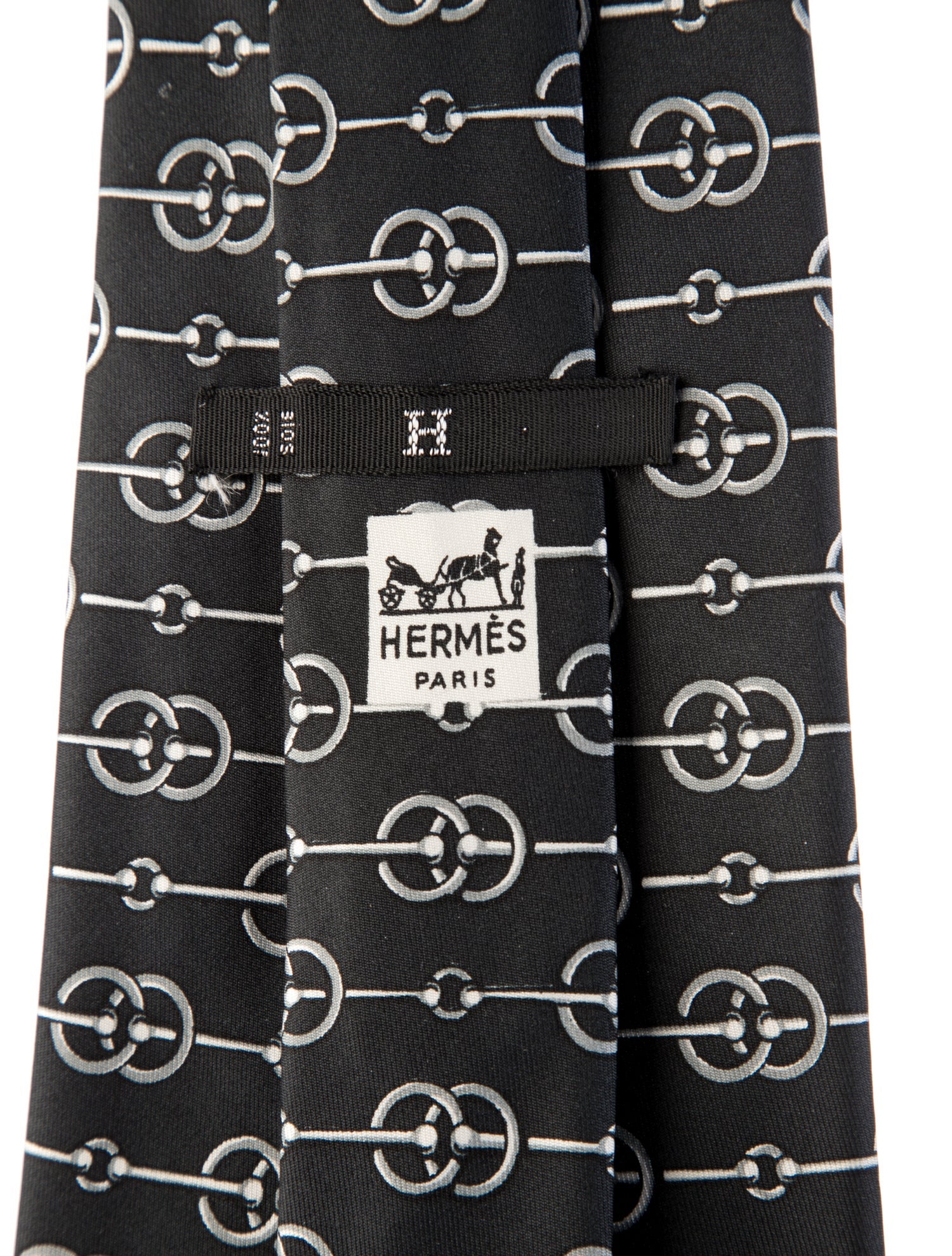 Hermès Hermès Silk Printed Tie