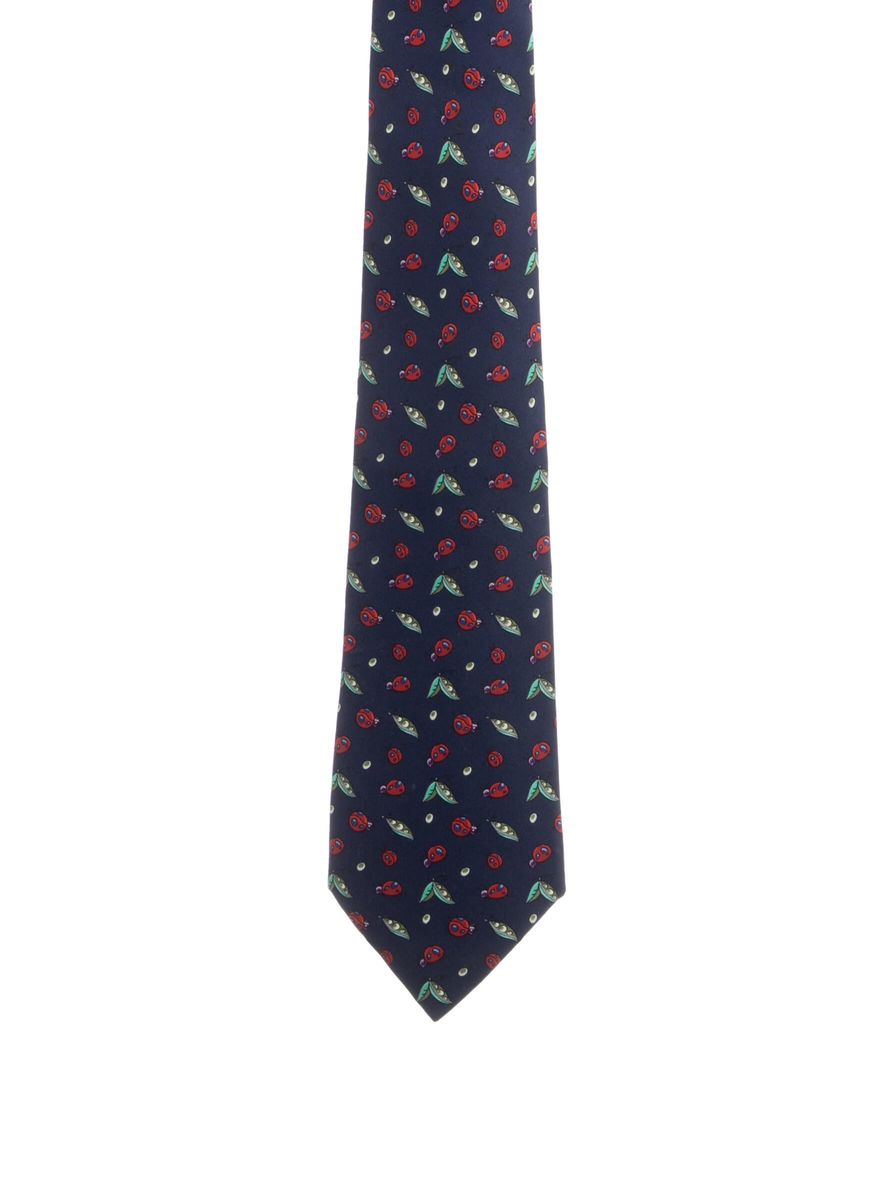 Hermès SILK Pattern Print Neck tie