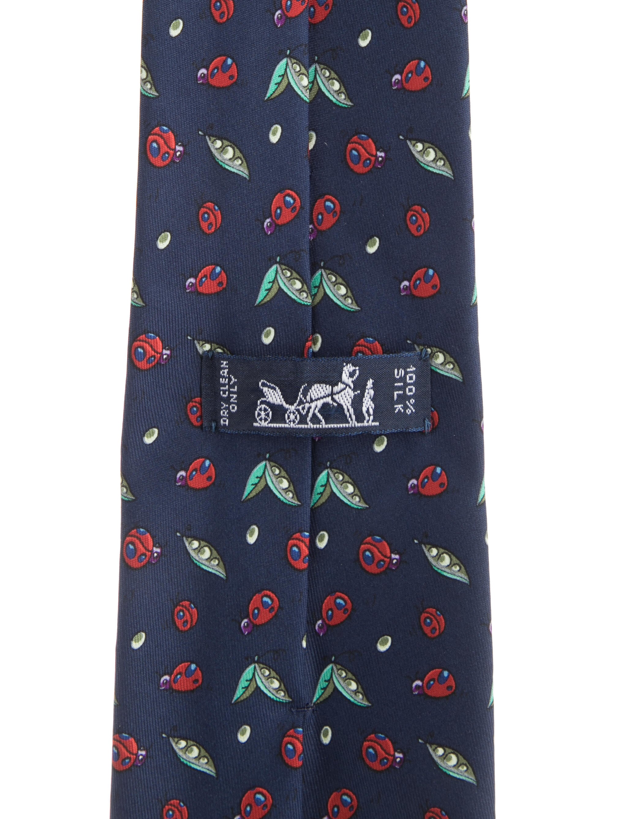 Hermès SILK Pattern Print Neck tie