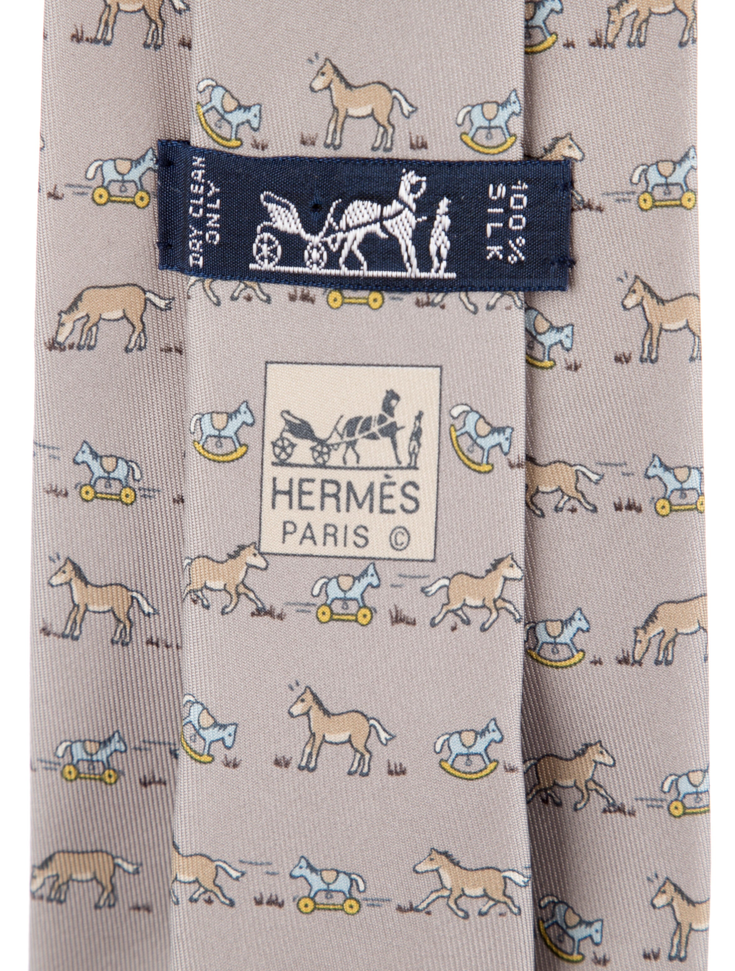 Hermès Silk Pattern Tie