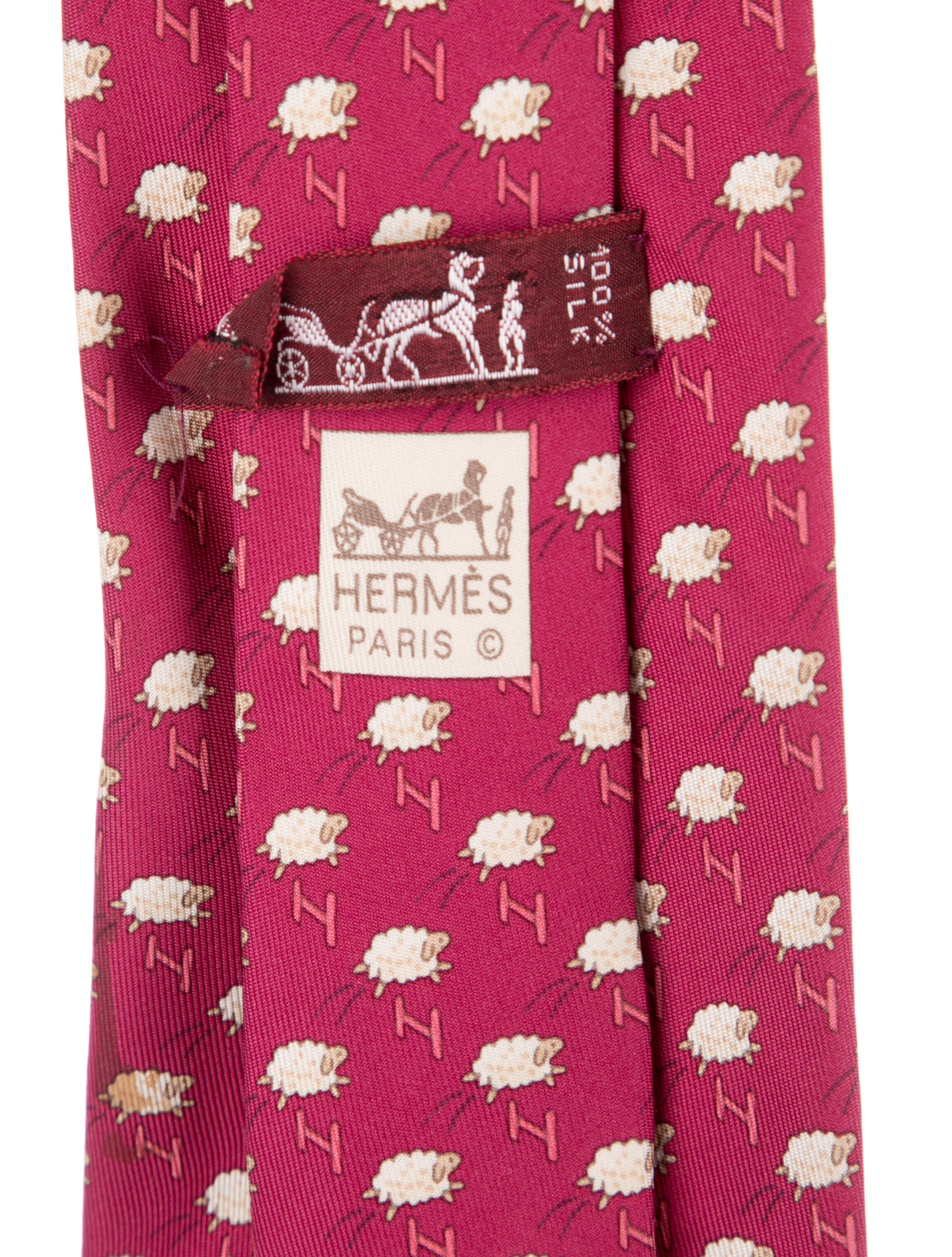 Hermès Silk Patterned Tie