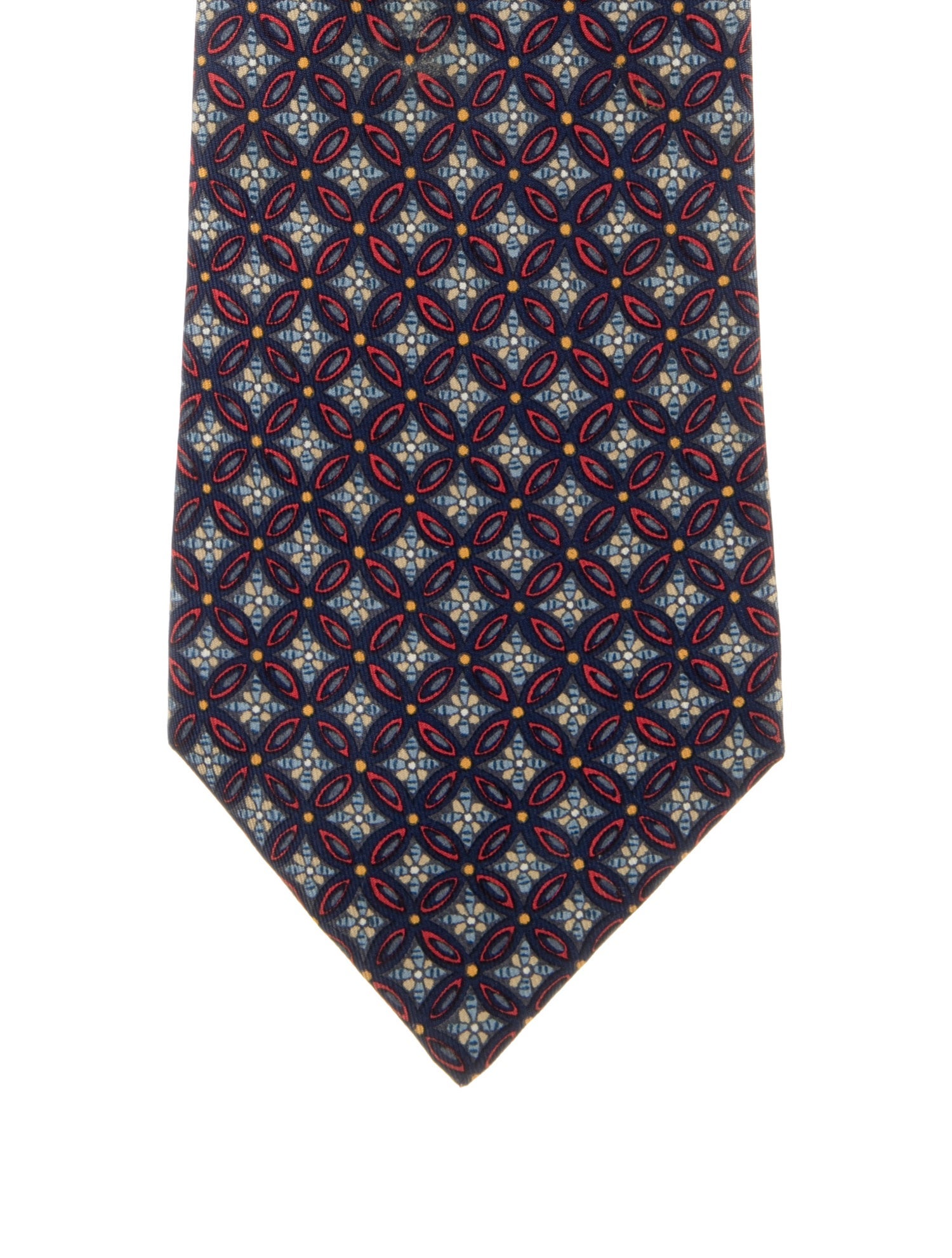 Hermès Silk Pattern Tie