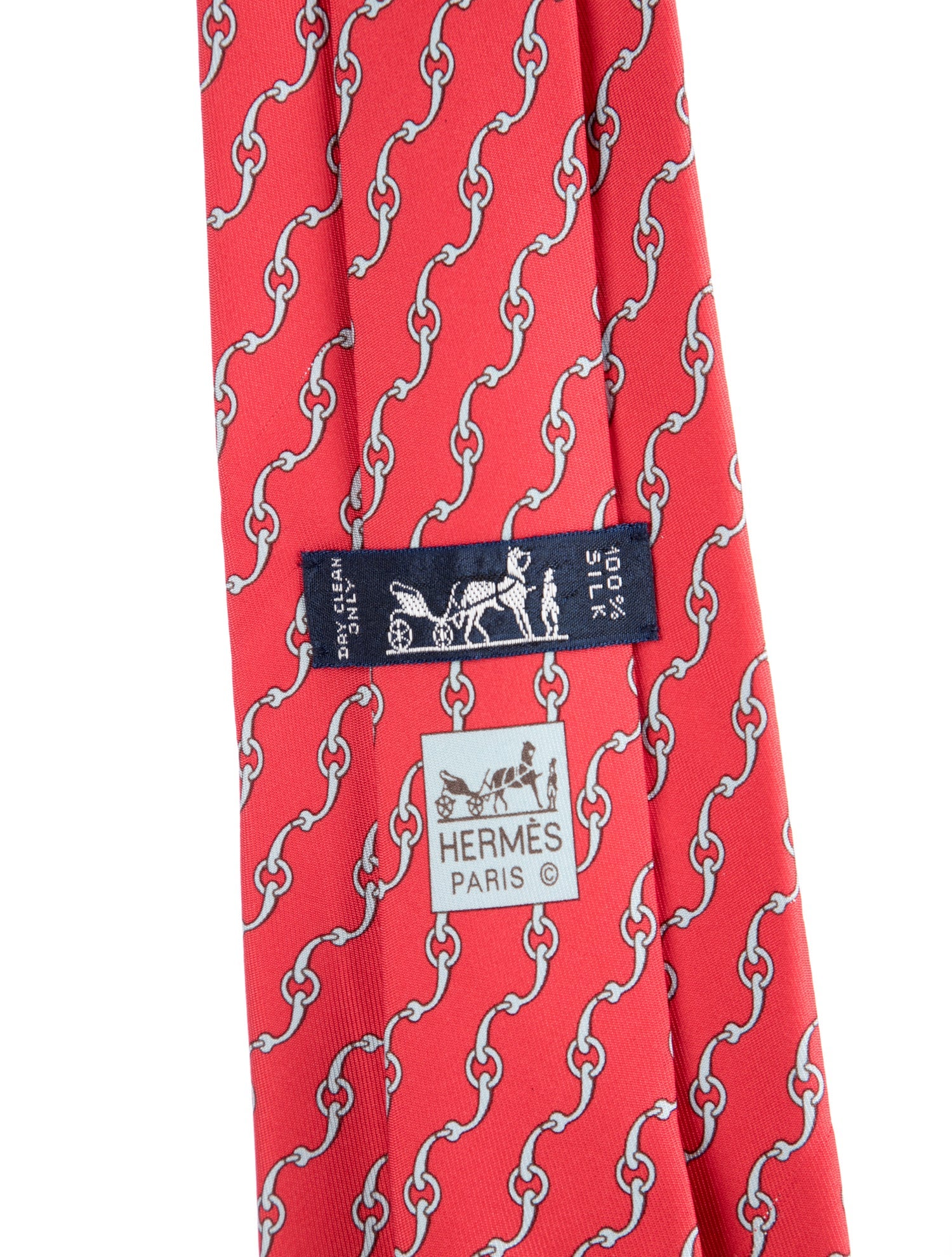 Hermès pattern print tie