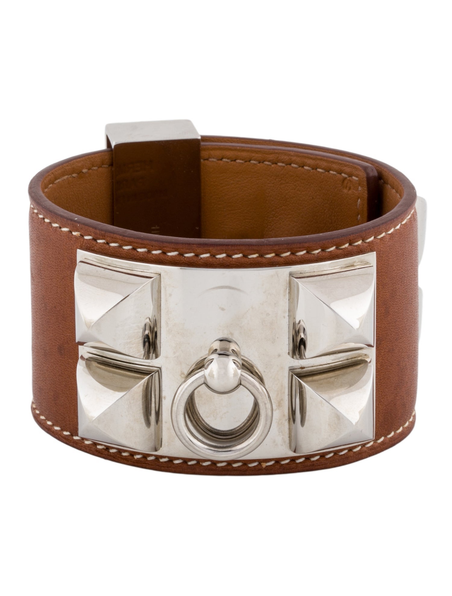 Hermès Leather Collier de Chien Wrap Bracelet