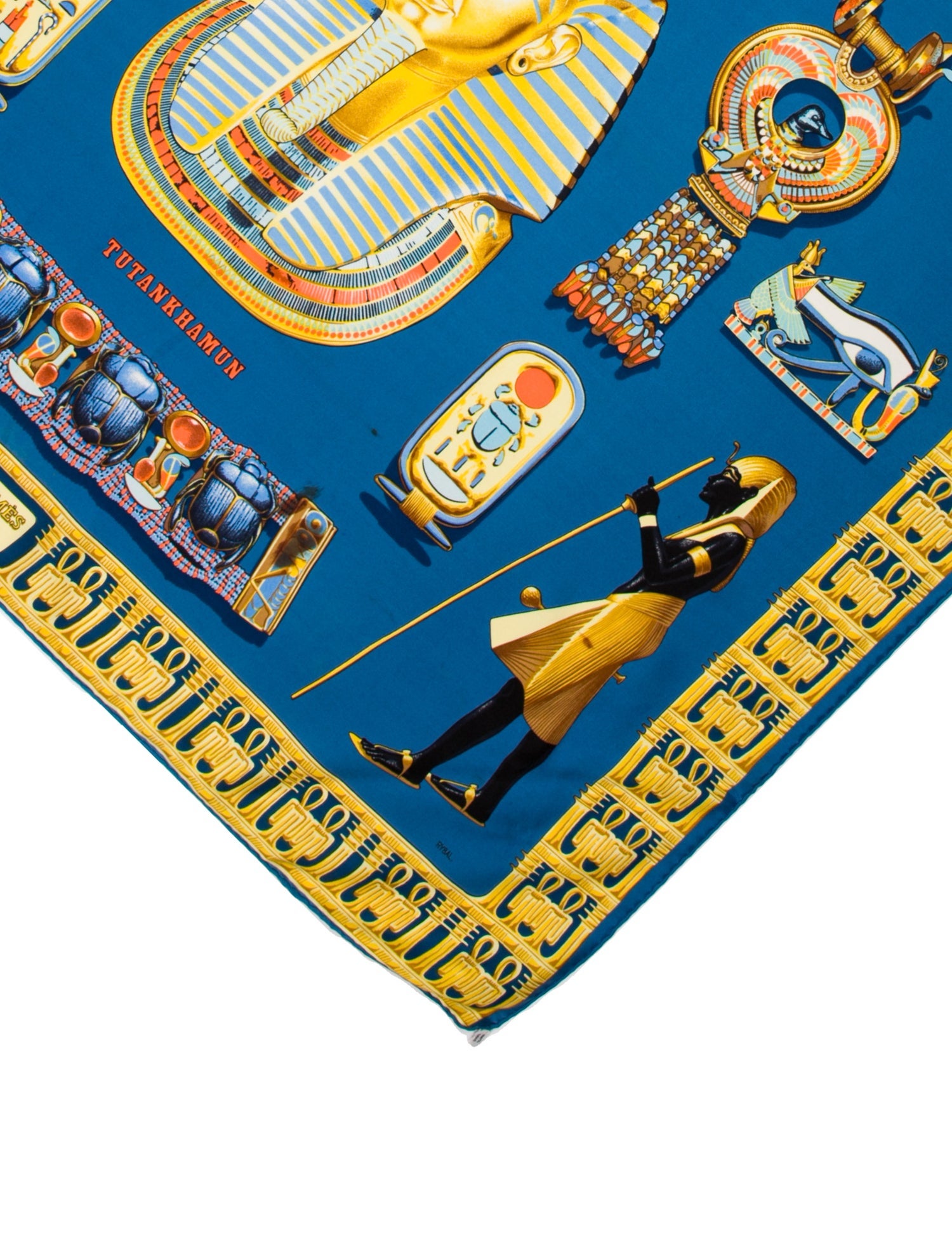 Hermès Tutankhamun Silk Scarf