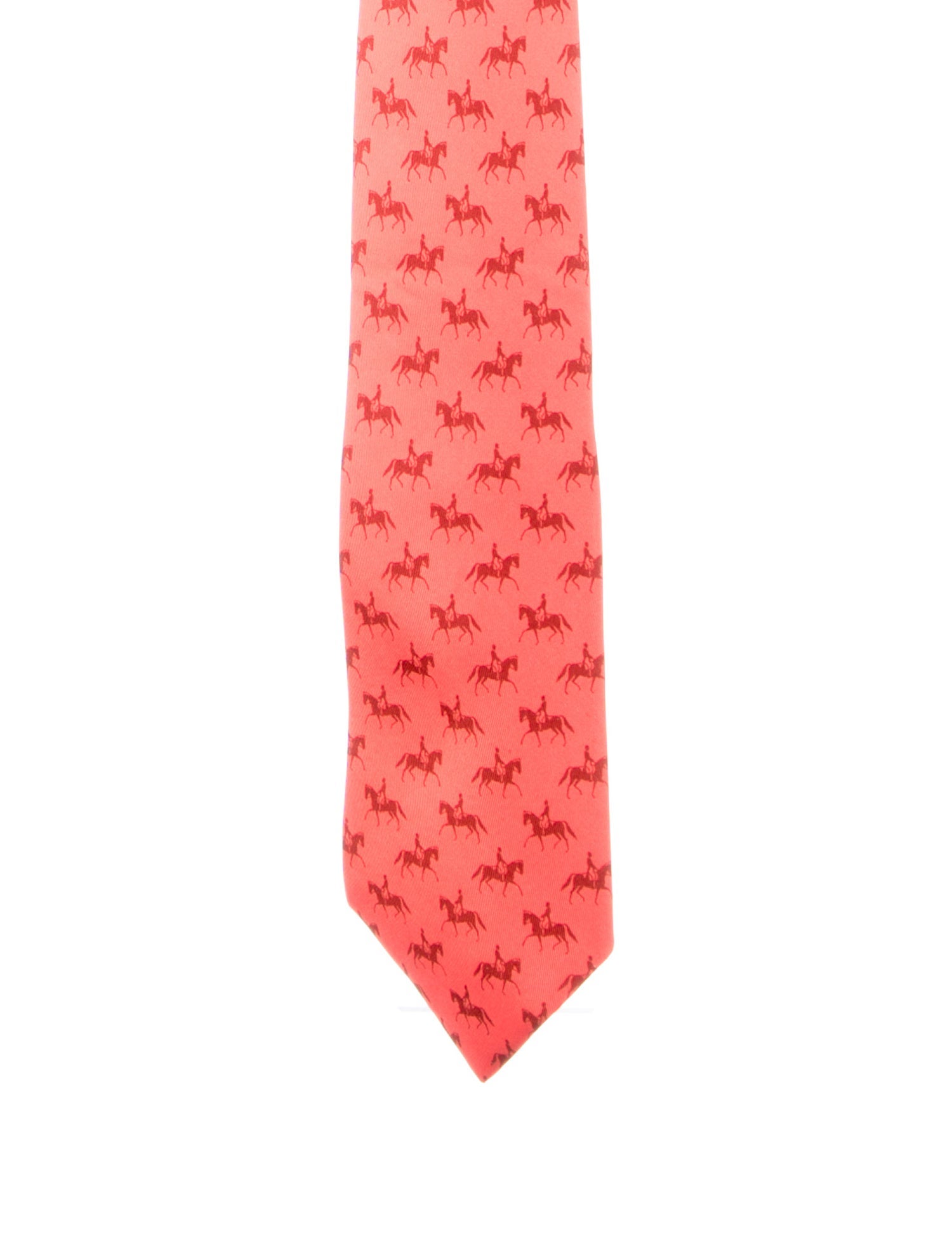 Hermès Mens pattern print neck tie