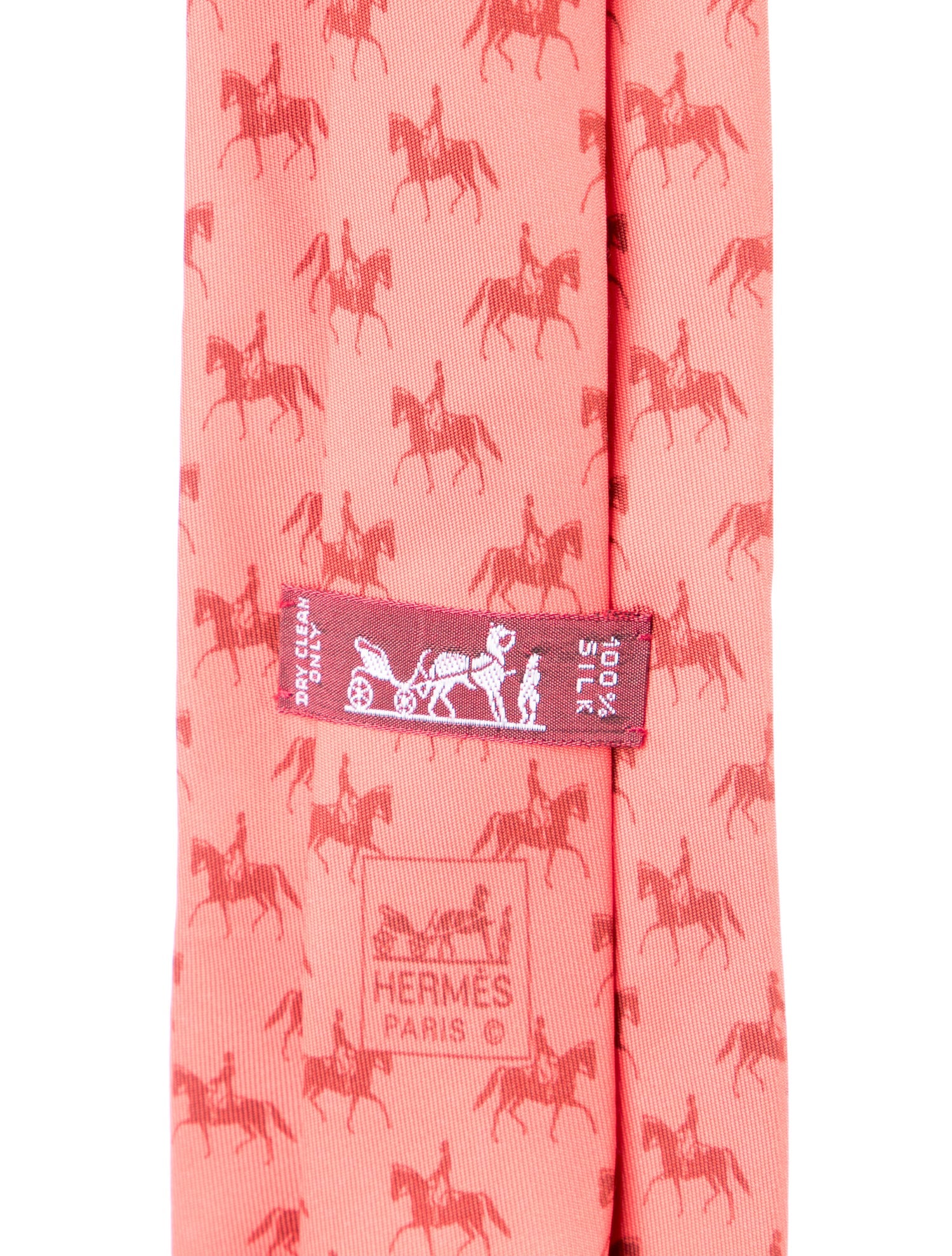 Hermès Mens pattern print neck tie