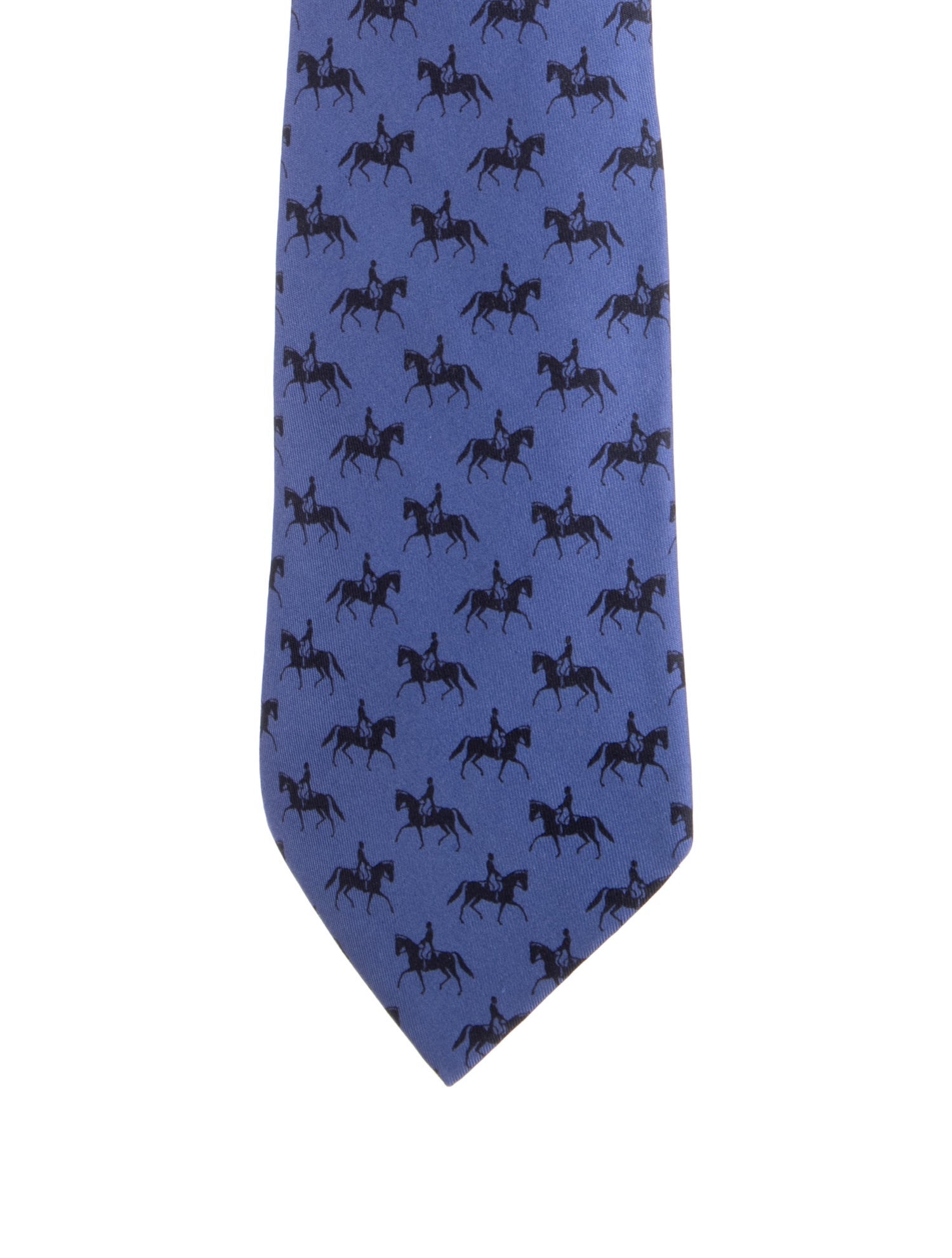 Hermès pattern print tie