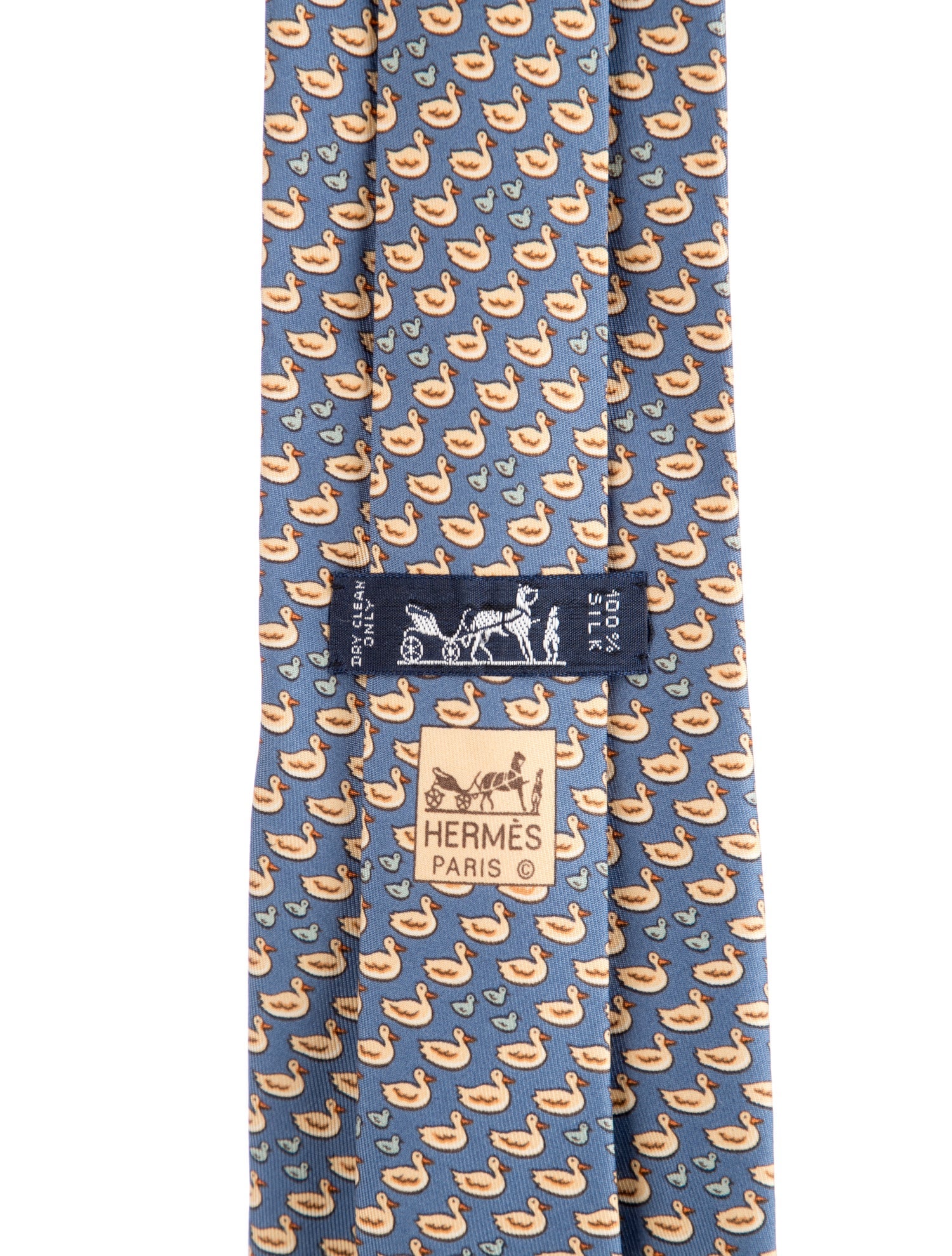 Hermès pattern print tie