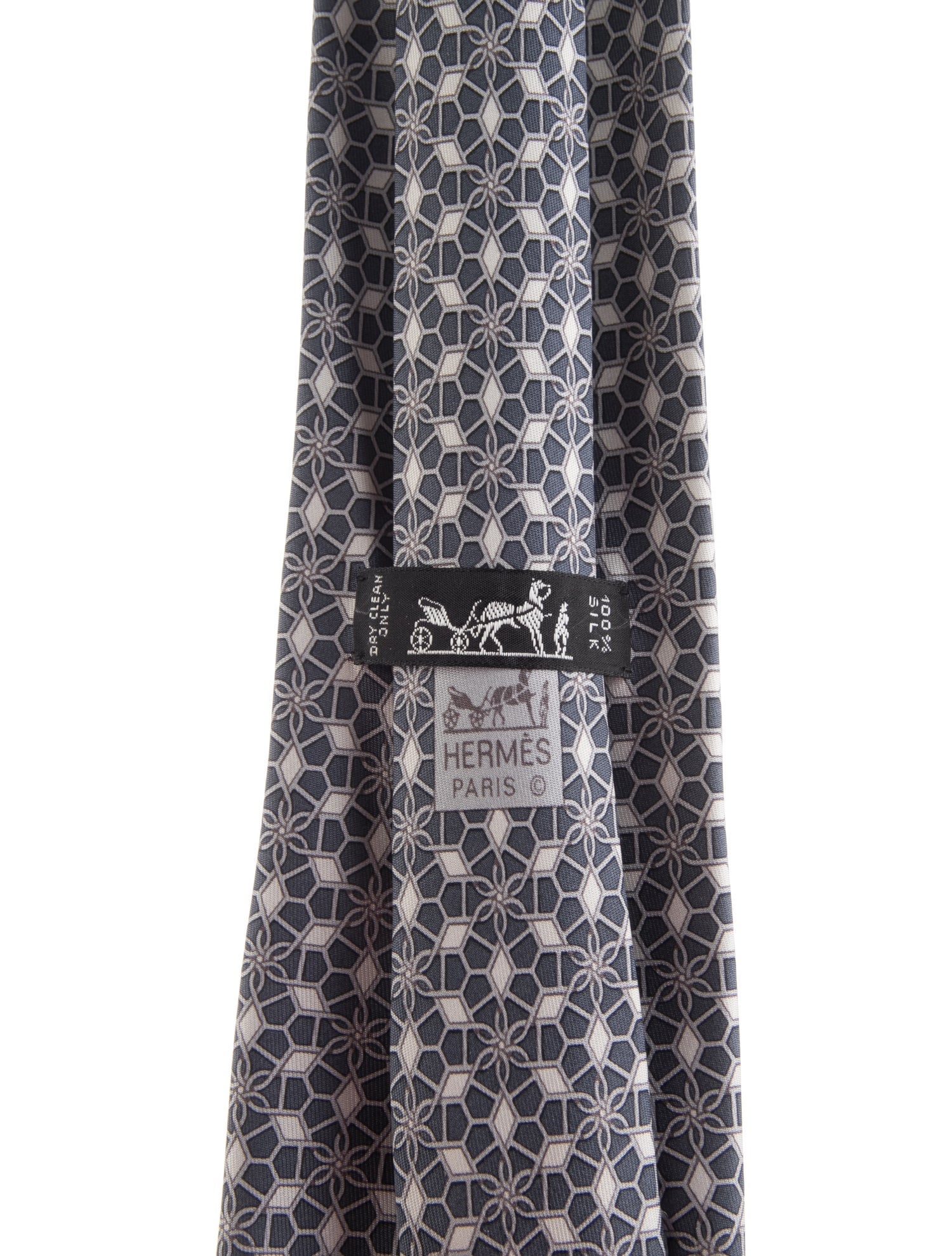 Hermès silk neck tie