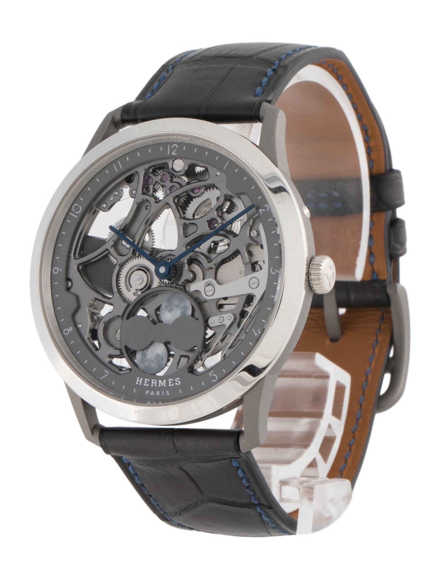 Hermès Slim d'Hermès Squelette Lune Watch