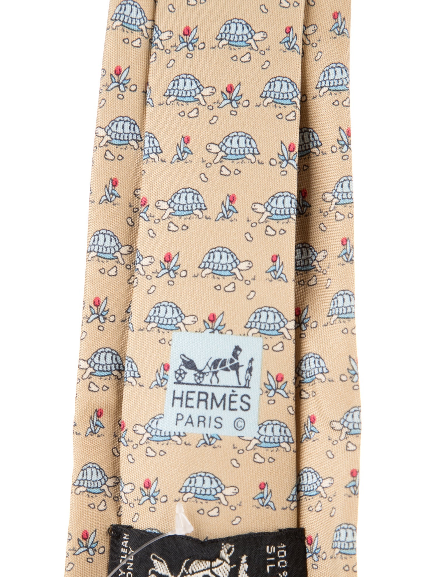 Hermès Silk Pattern Tie