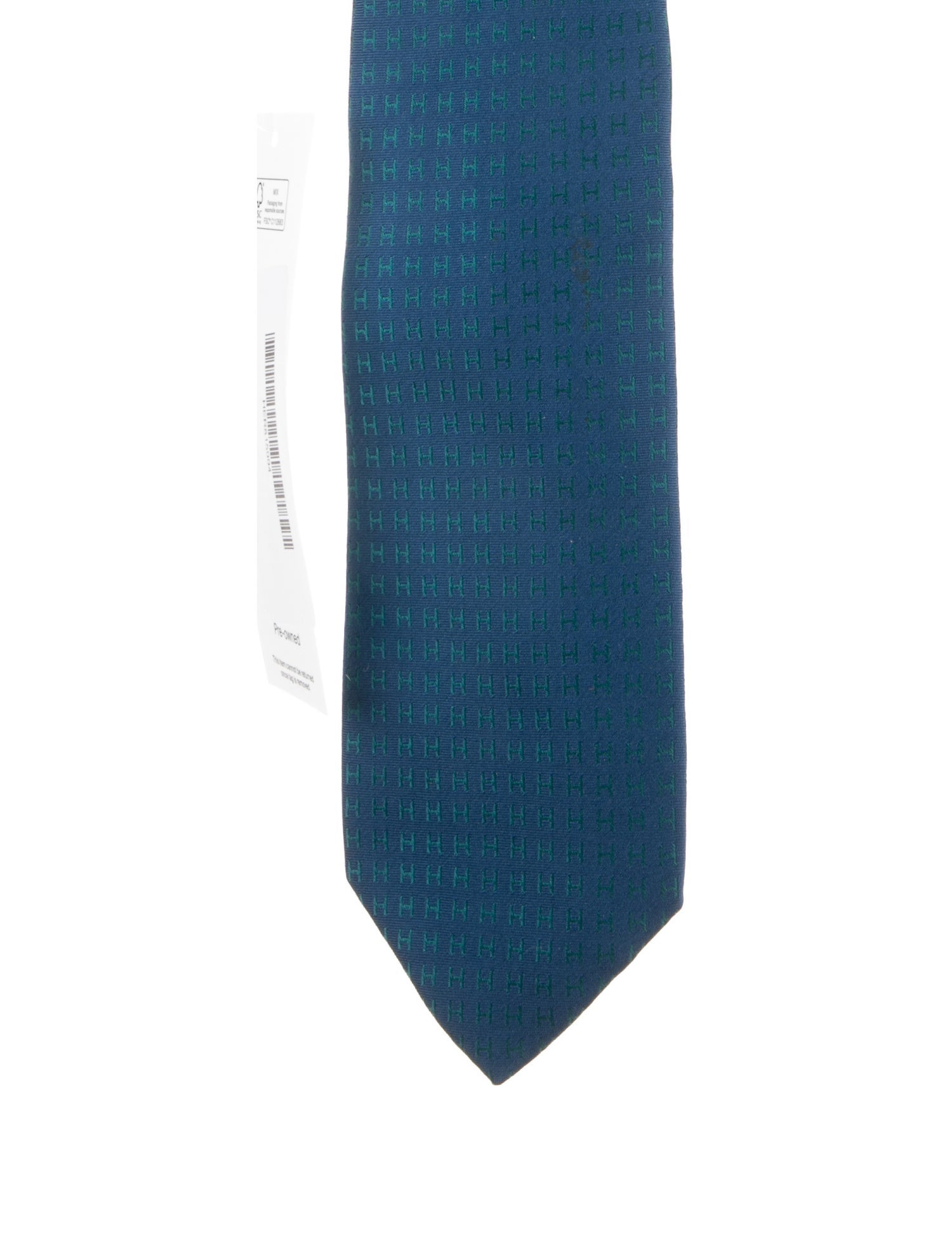 Hermès Silk Pattern Tie