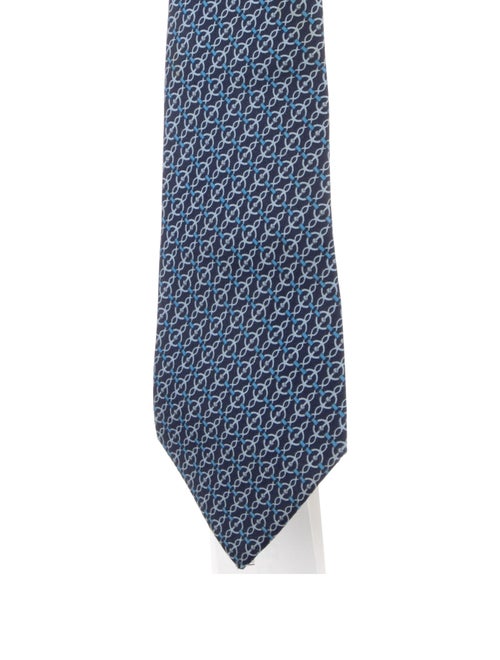 Hermès Silk Pattern Tie