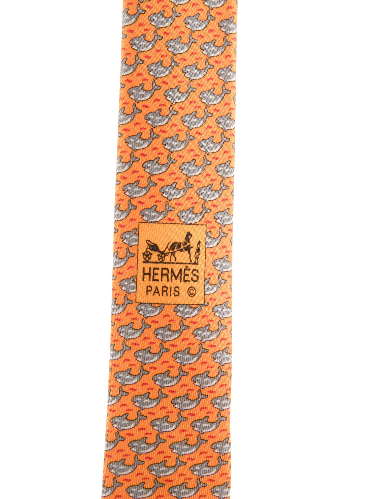 Hermès Silk Pattern Tie