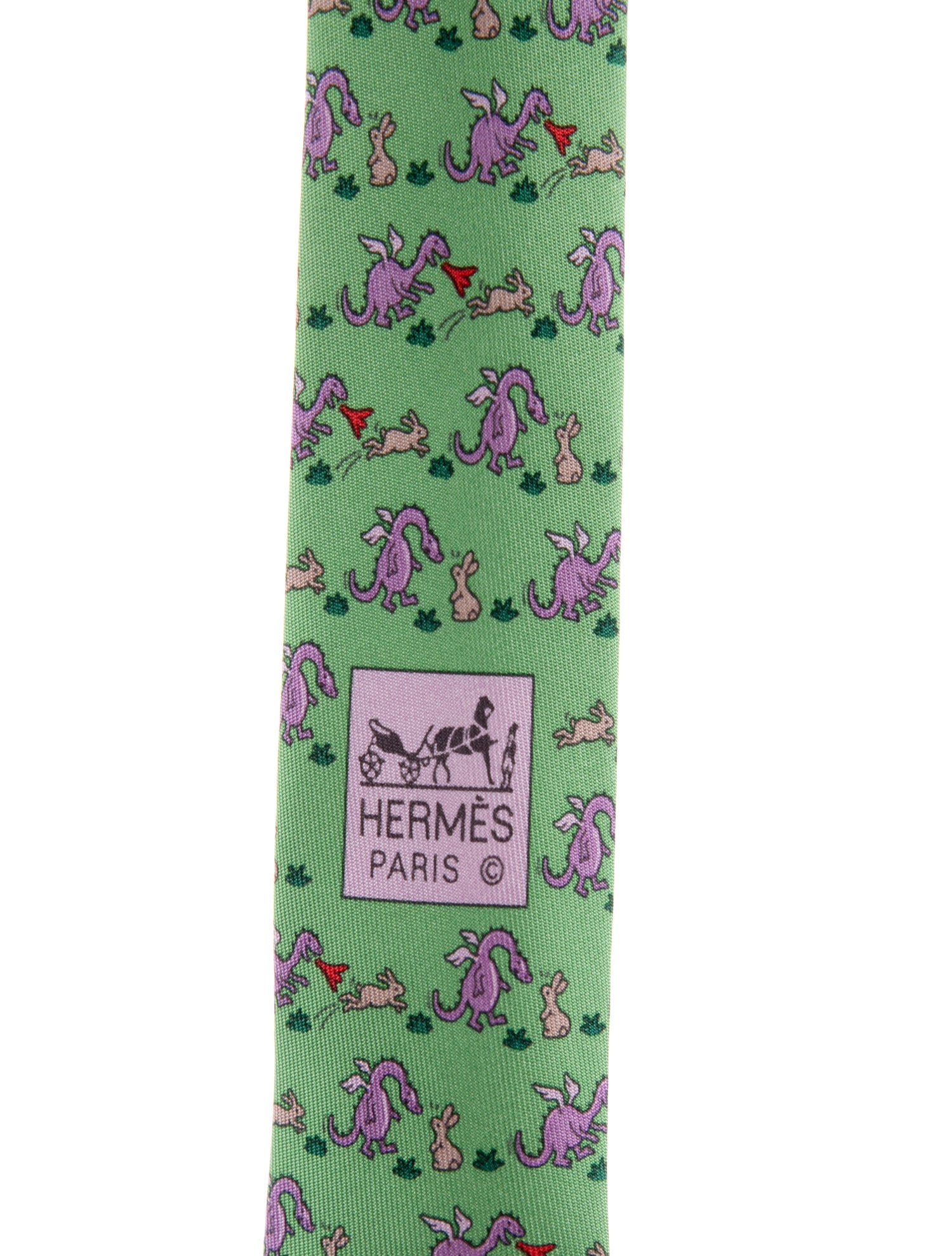 Hermès Silk Pattern Tie