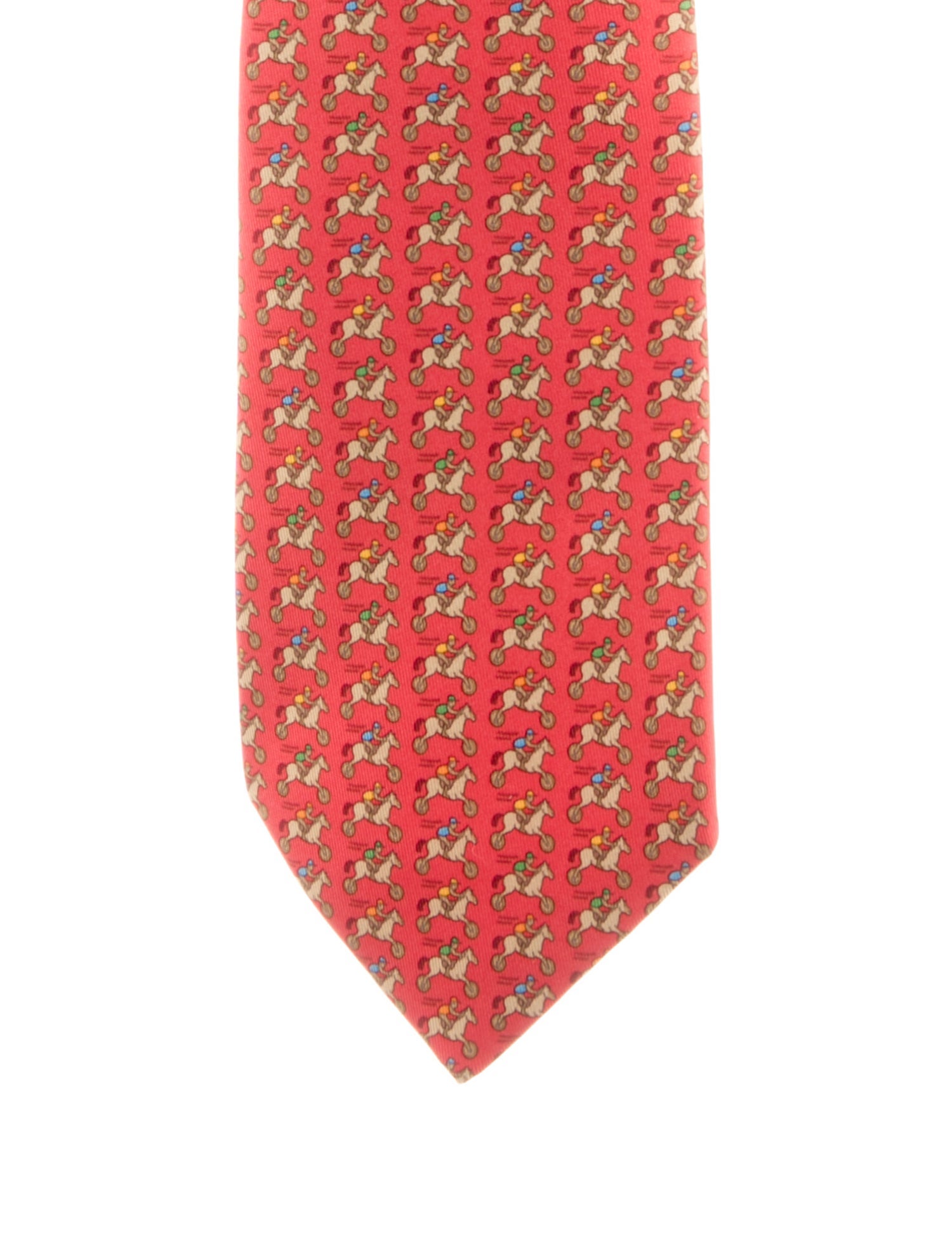 Hermès Silk Pattern Tie