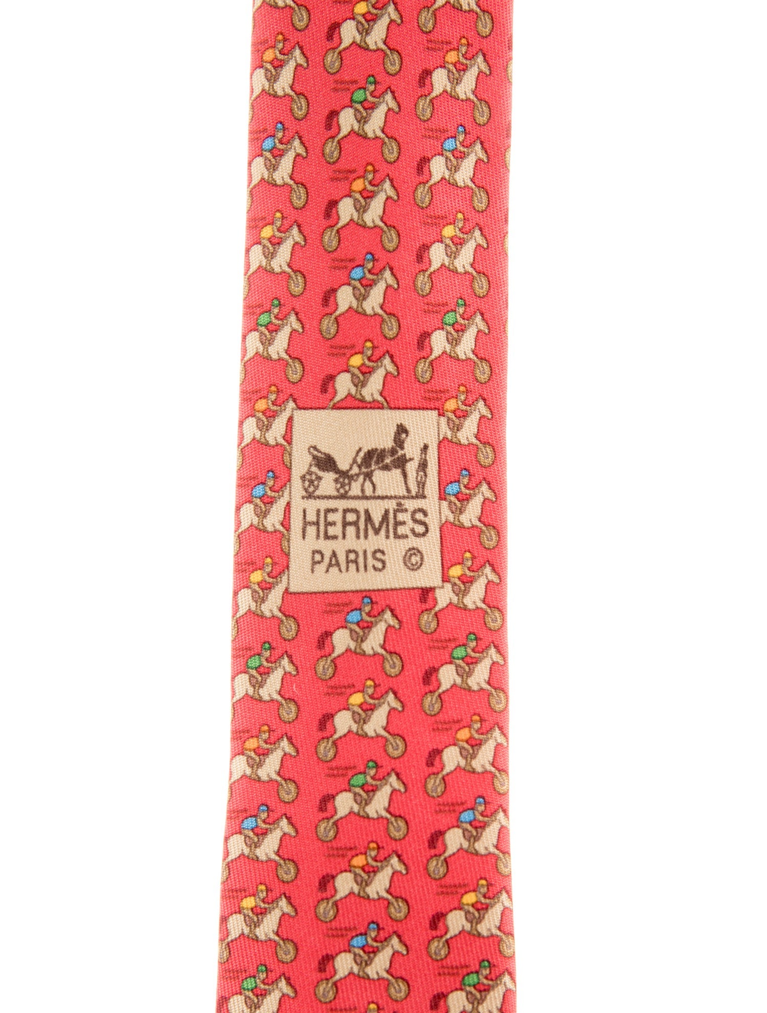 Hermès Silk Pattern Tie