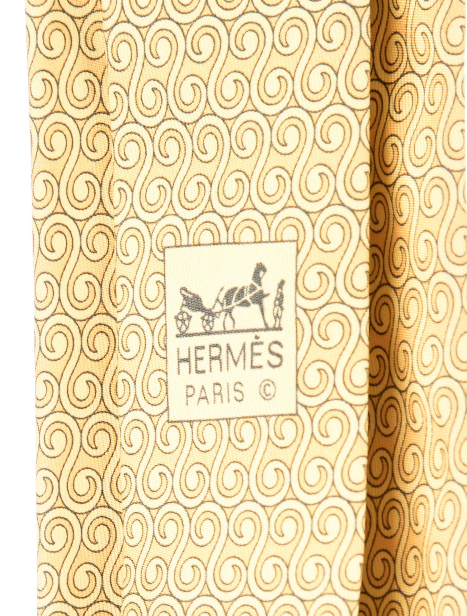 Hermès Silk Patterned Tie