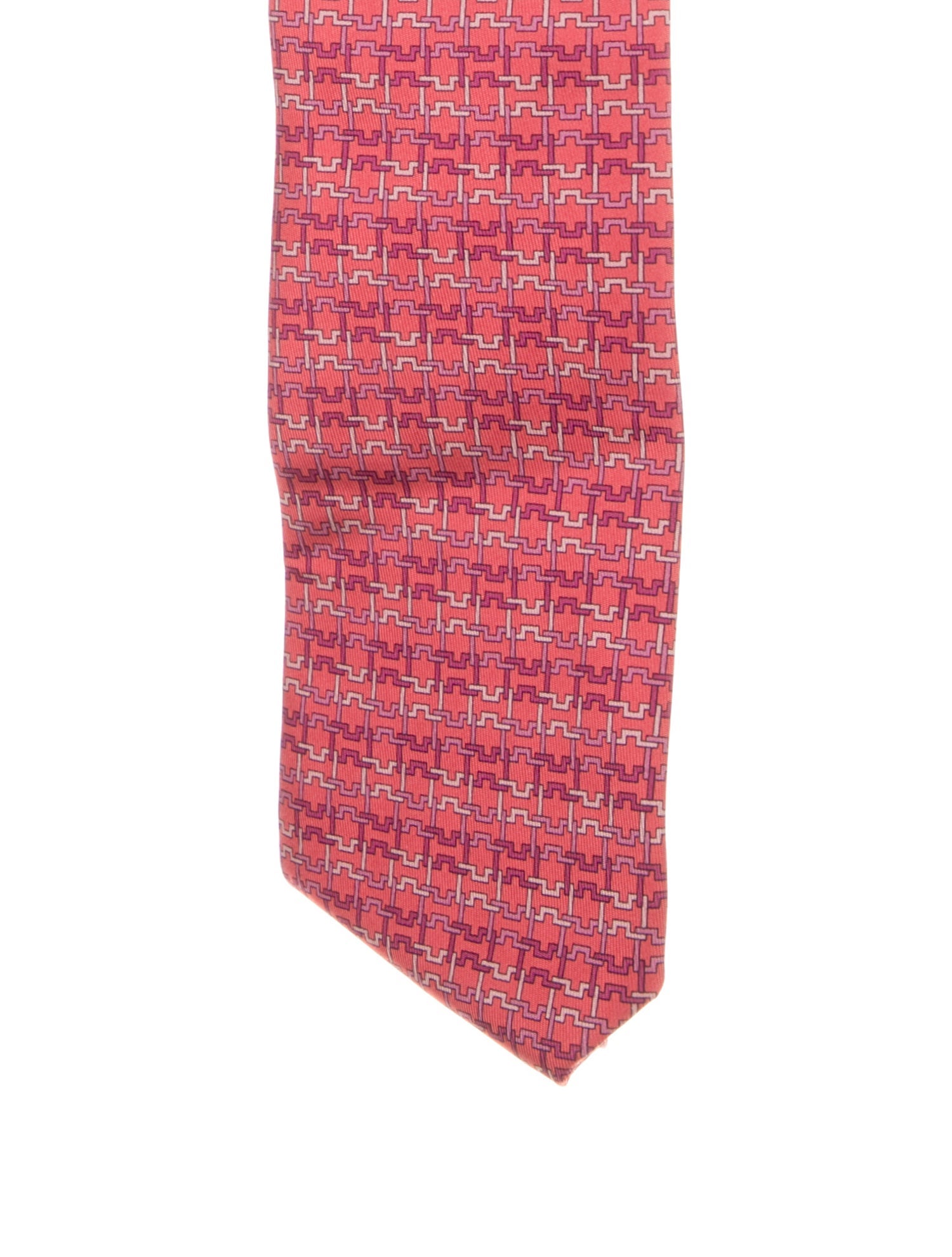 Hermès Silk Patterned Tie