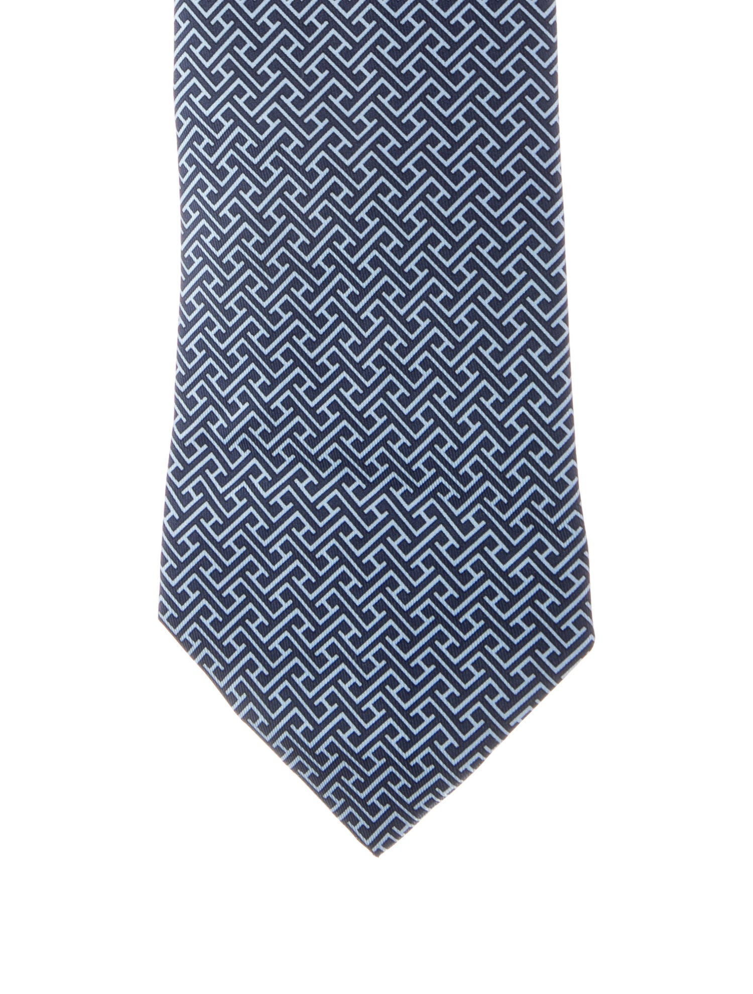 Hermès Silk Pattern Tie