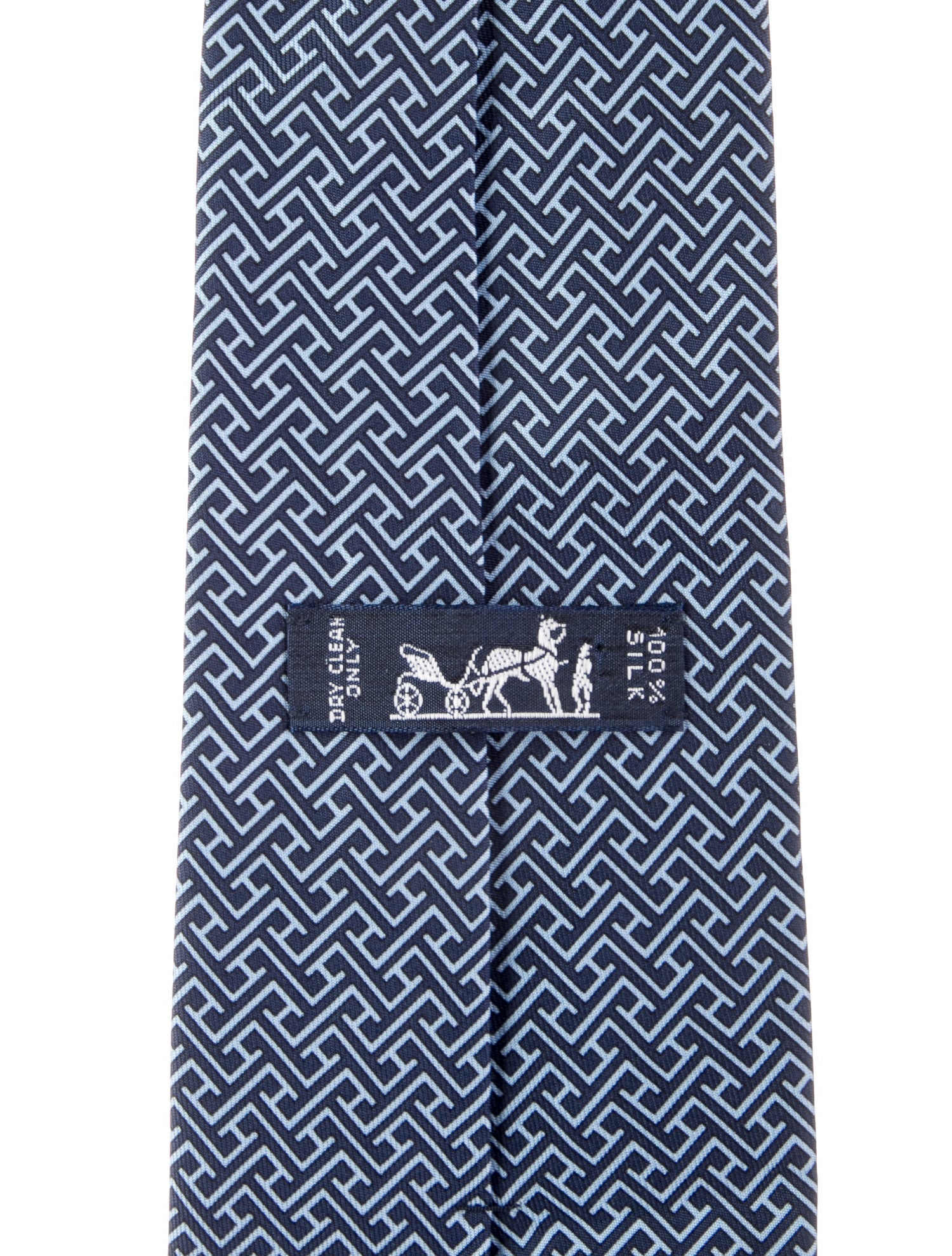 Hermès Silk Pattern Tie