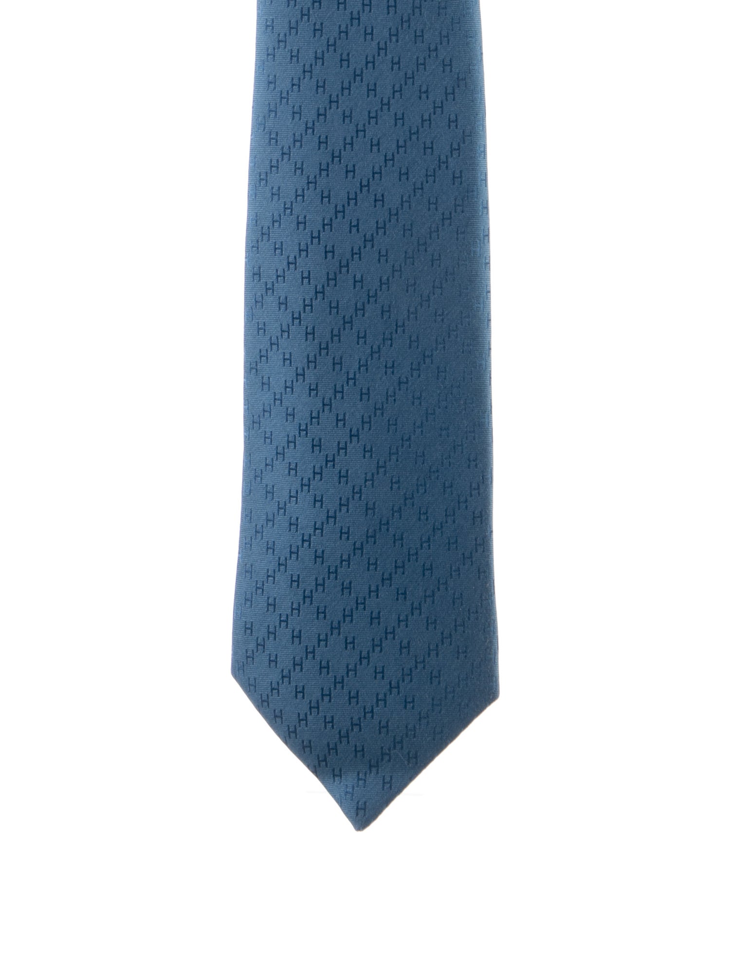 Hermès Silk Patterned Tie w/Tags