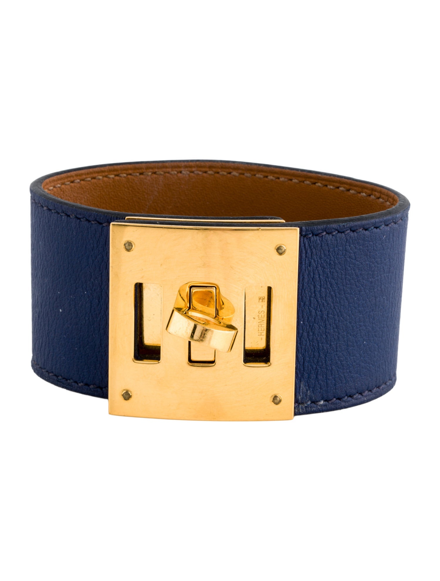 Hermès Kelly Dog Leather Wrap Bracelet