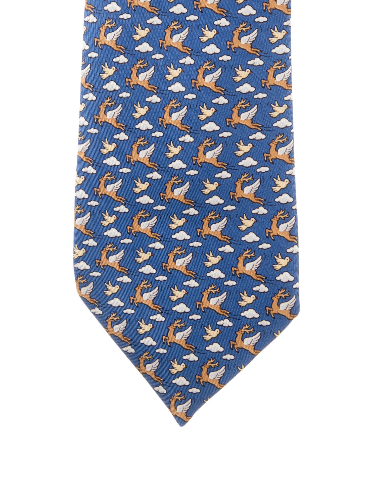 Hermès Silk Pattern Tie