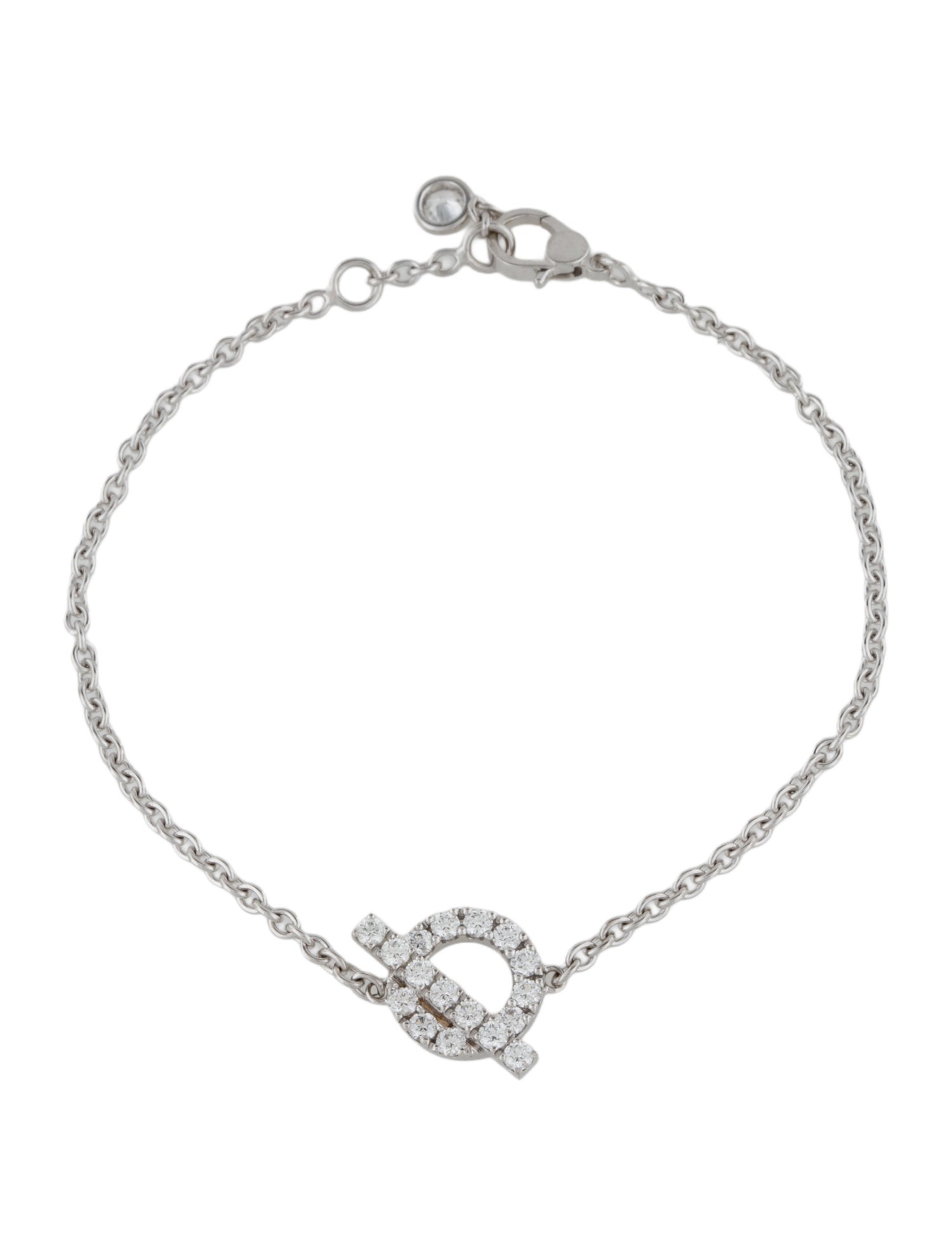 Hermès 18K Diamond Finesse Bracelet