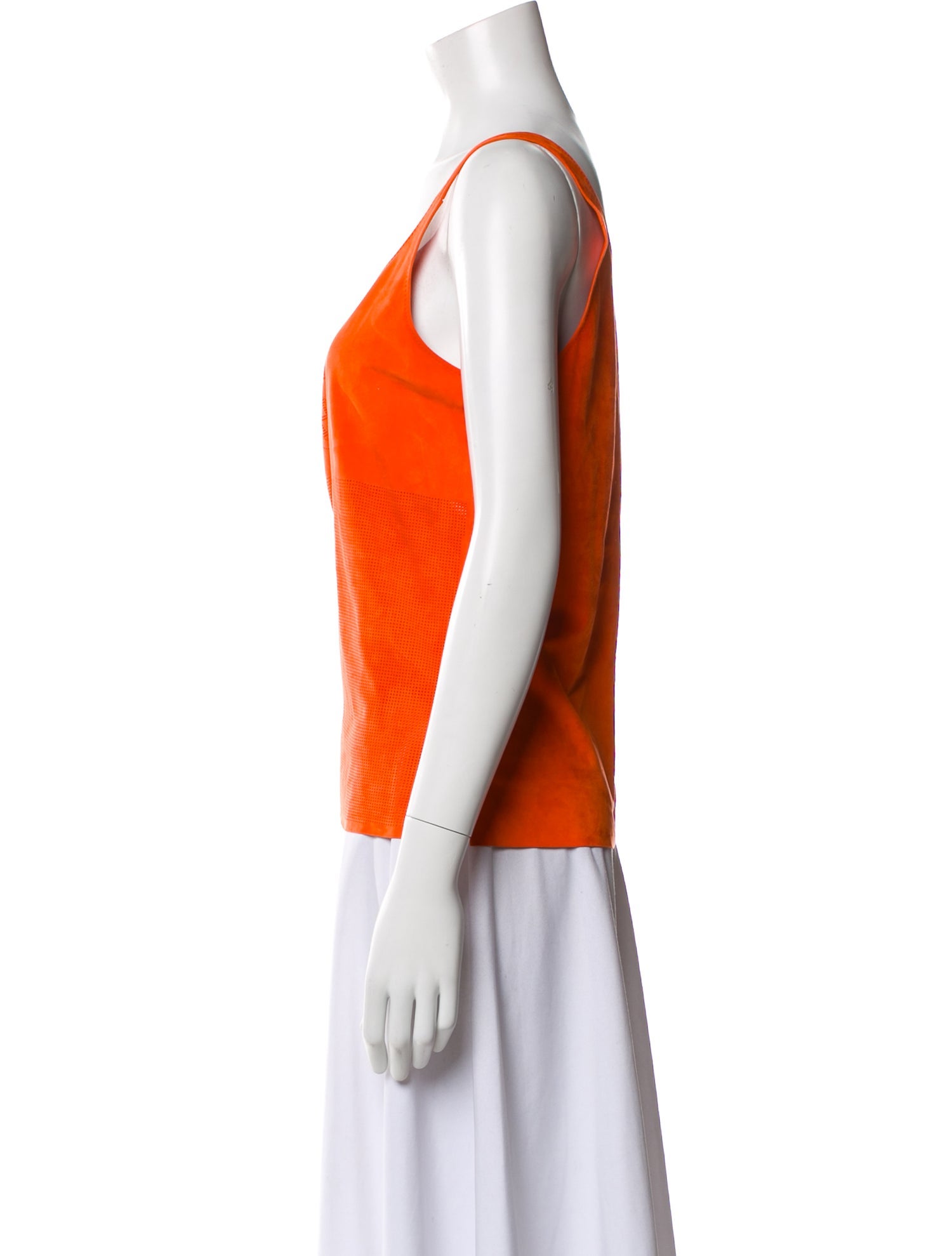 Hermès Goat Leather Patterned Top