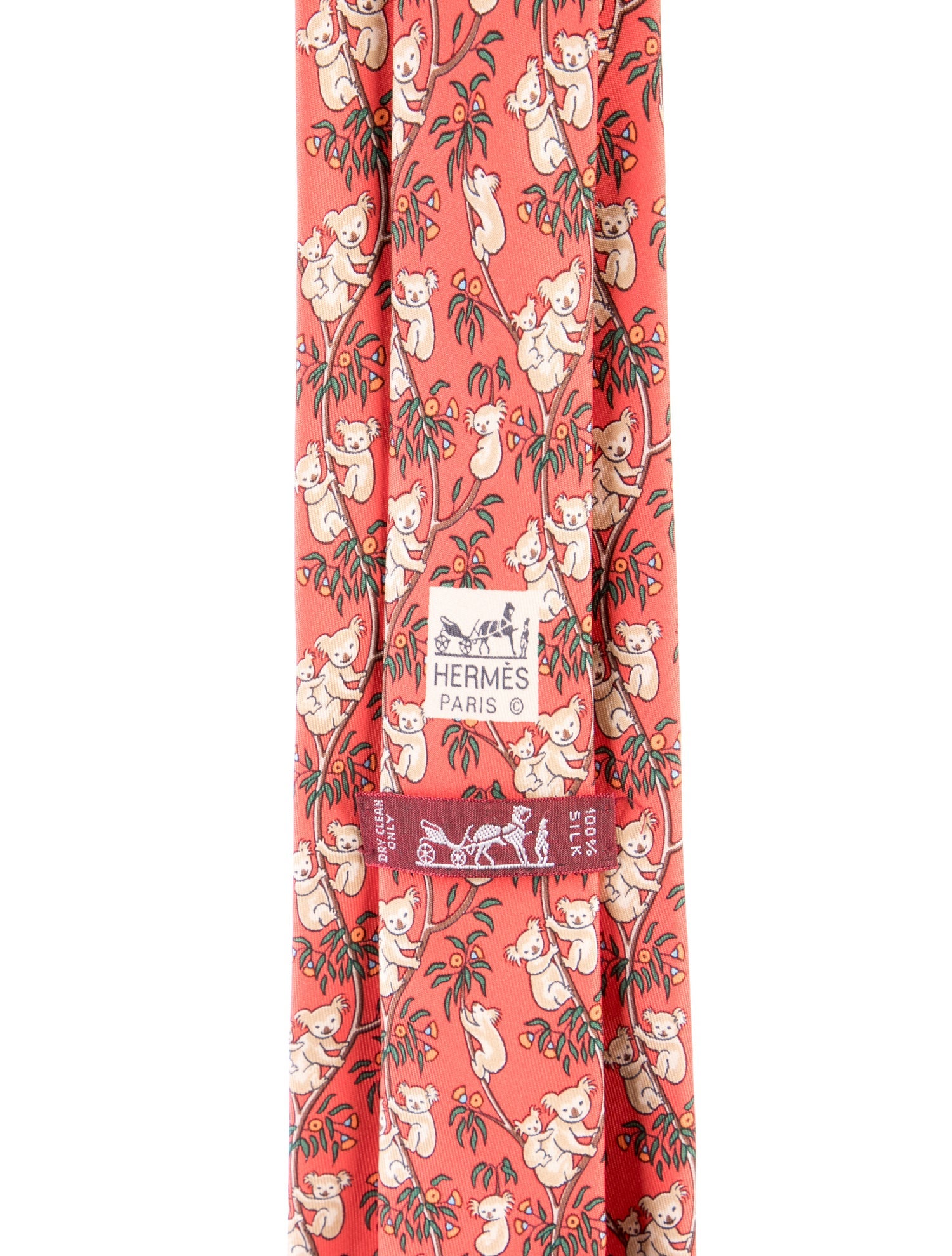 Hermès SIlk Patterned Tie