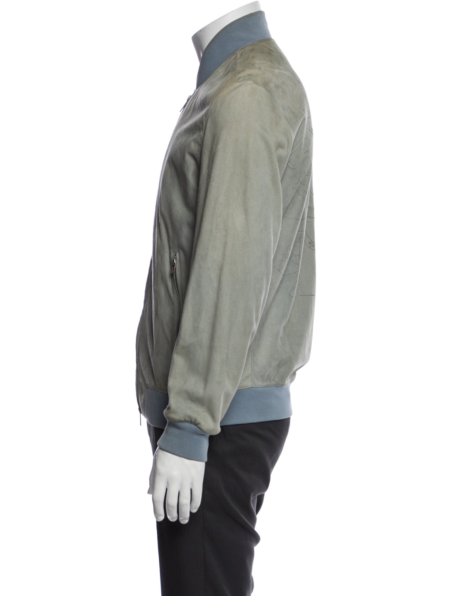 Hermès Goat Leather Bomber Jacket