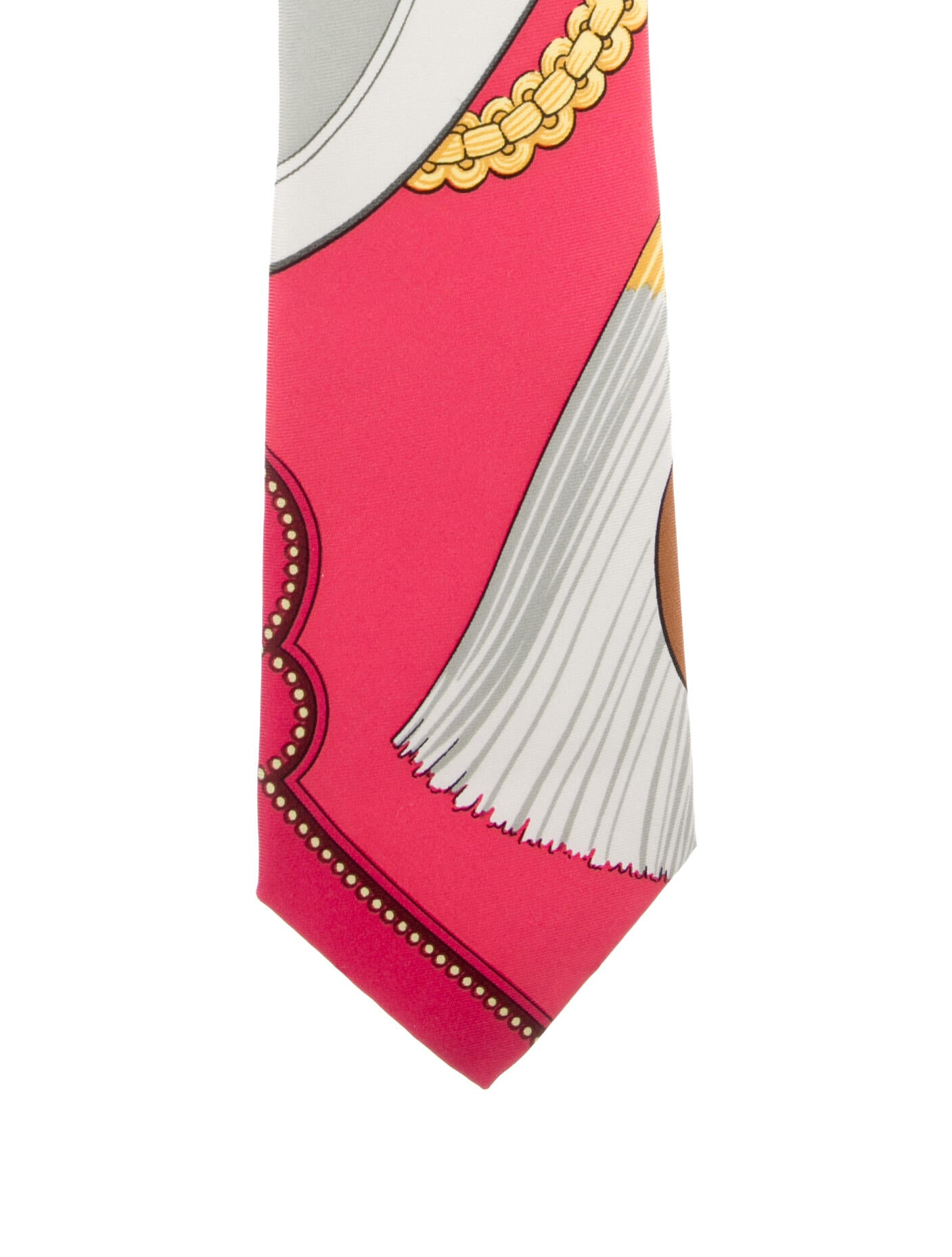 Hermès Pattern Printed Tie