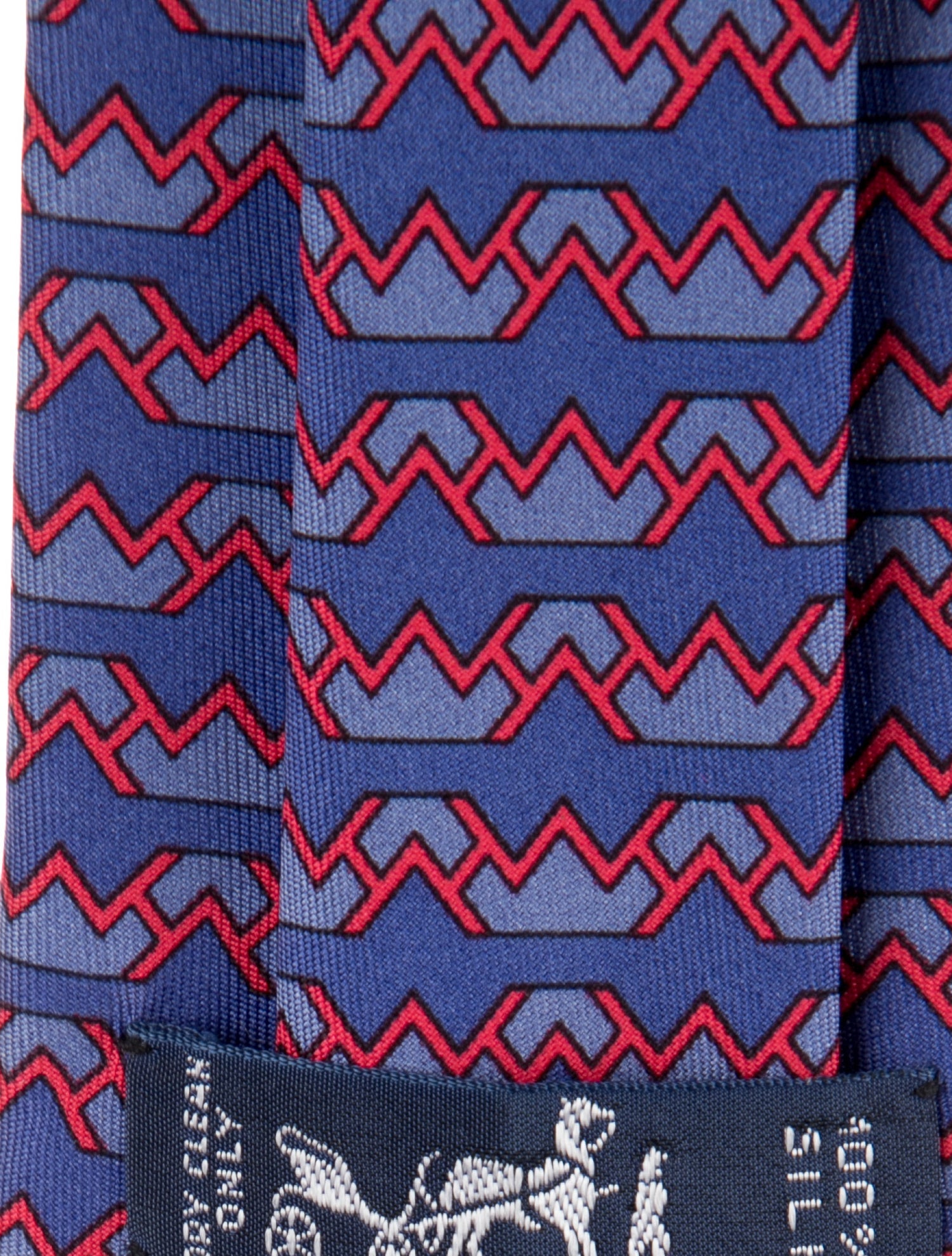 Hermès Silk Pattern Tie