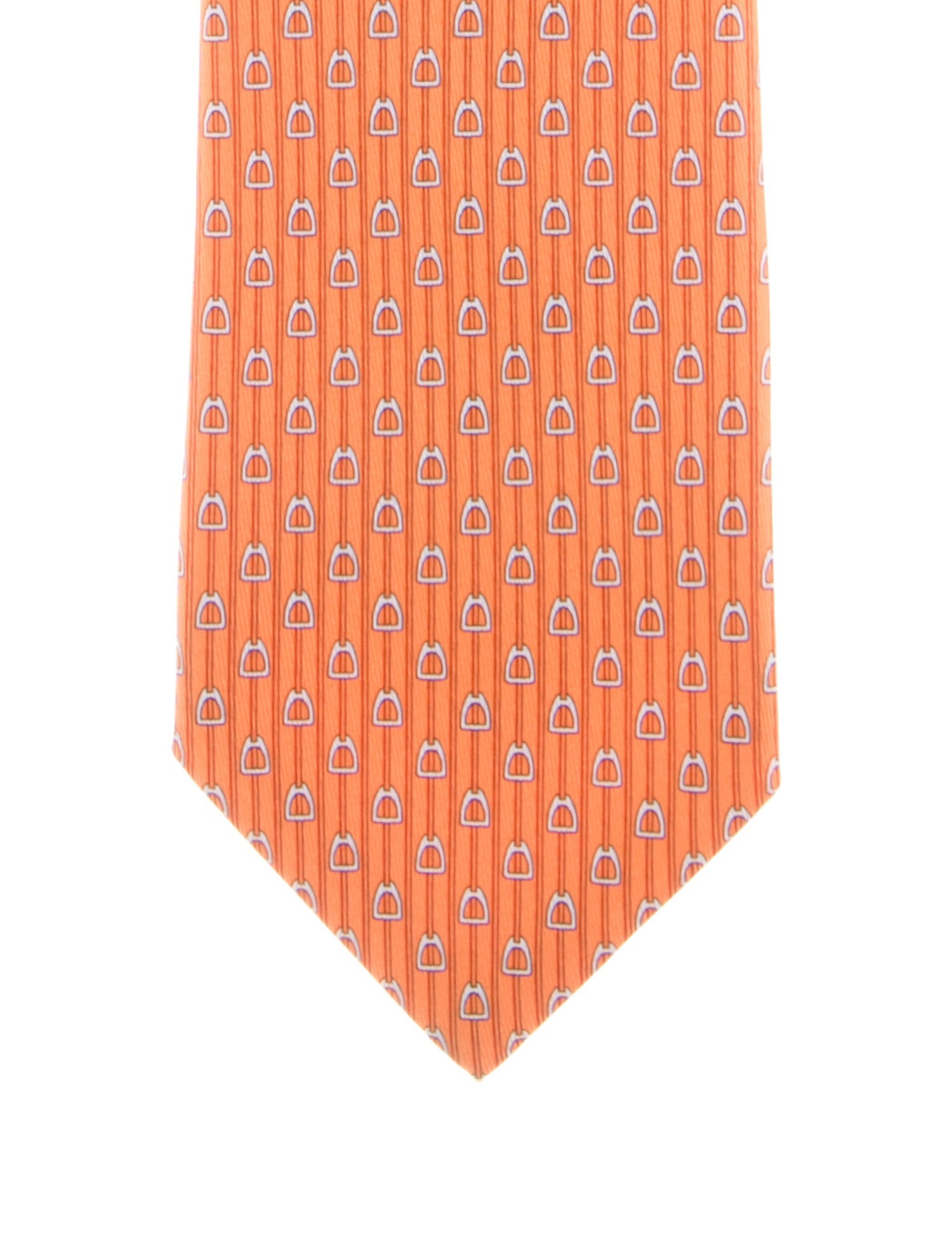 Hermès Patterned Silk Tie