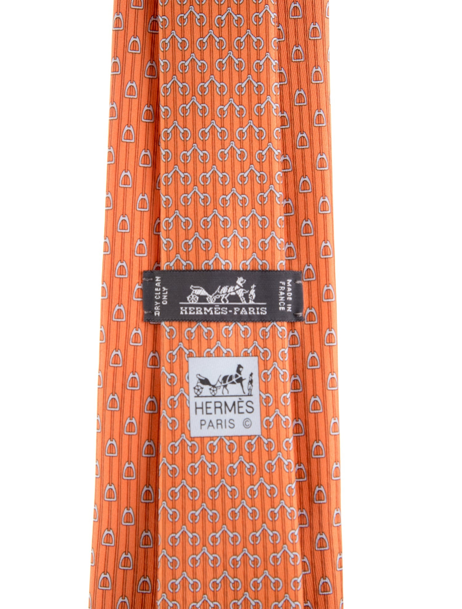 Hermès Patterned Silk Tie