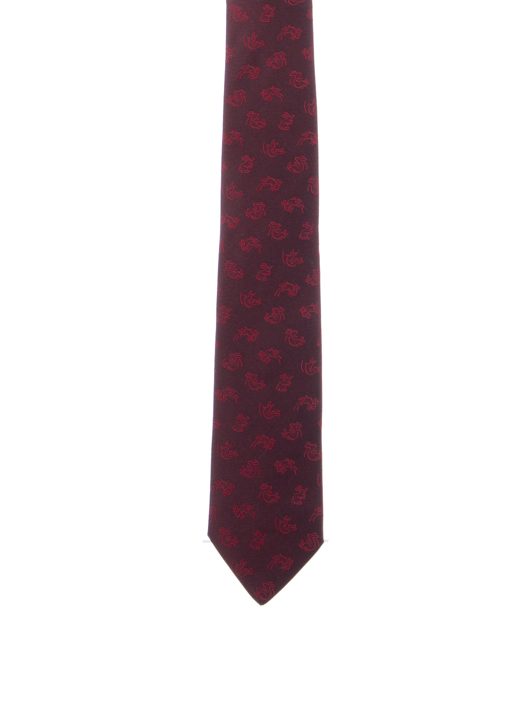 Hermès Silke Pattern Tie w/Tags