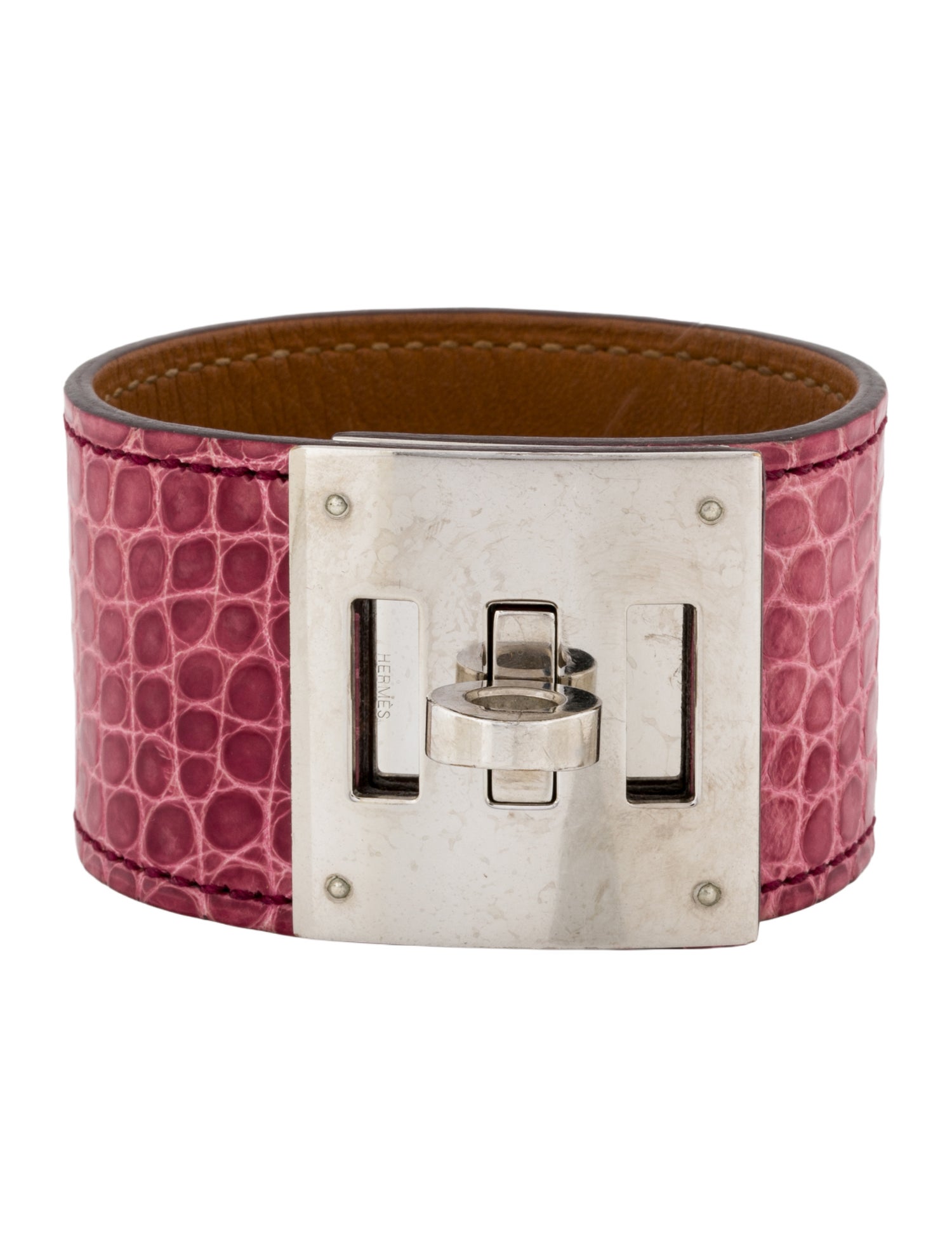 Hermès Alligator Kelly Dog Wrap Bracelet