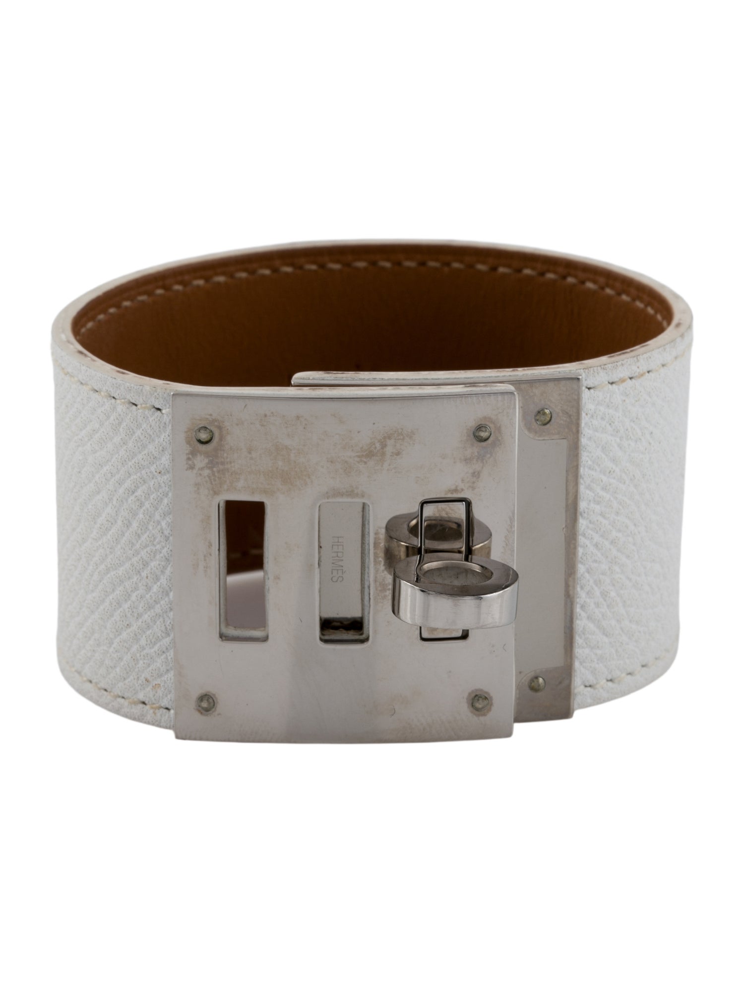 Hermès Leather Kelly Dog Wrap Bracelet