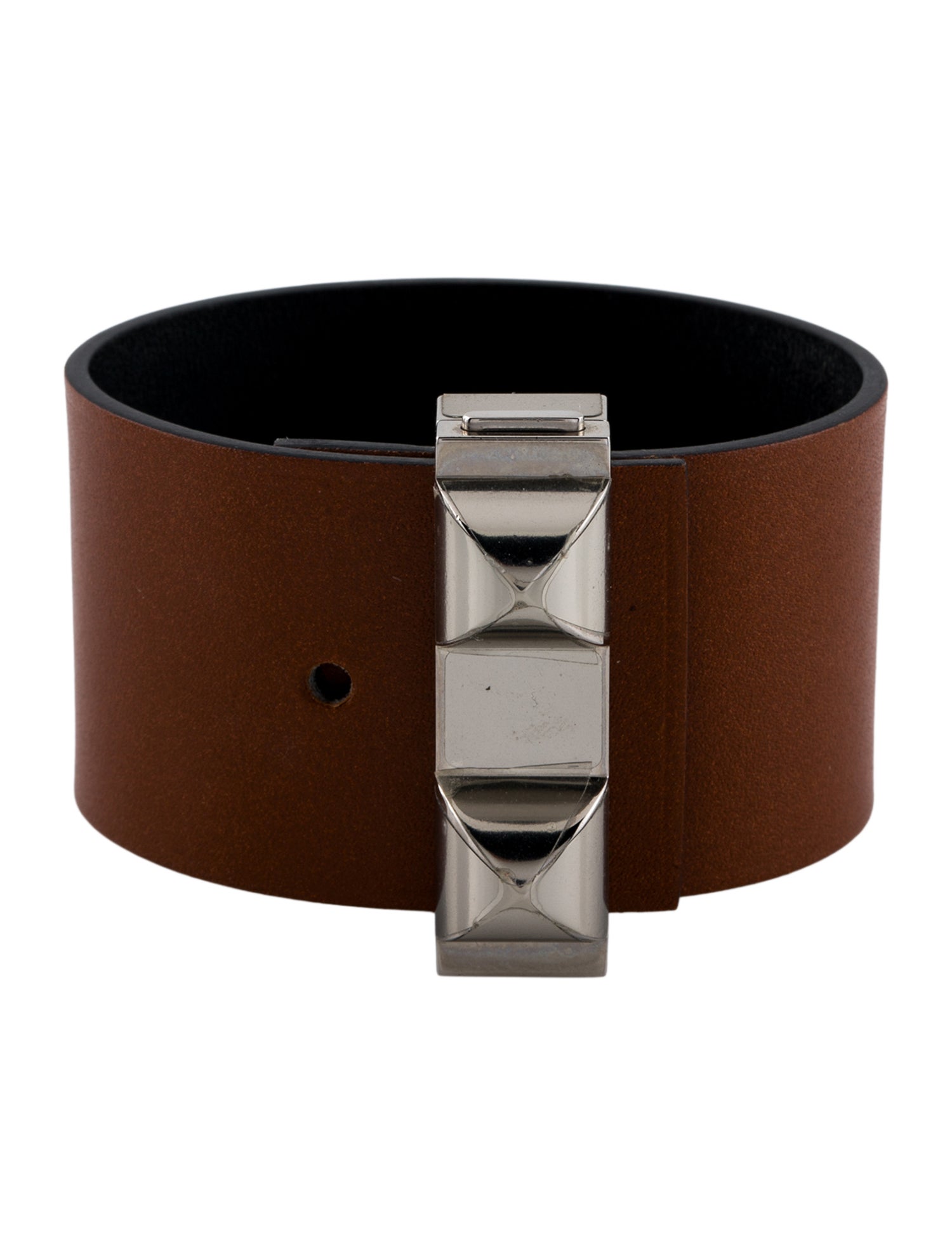 Hermès Leather Imprevisible Bracelet