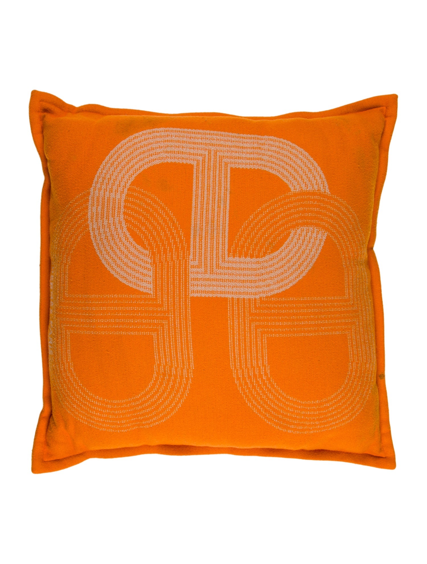 Hermès Circuit 24 Wool Throw Pillow